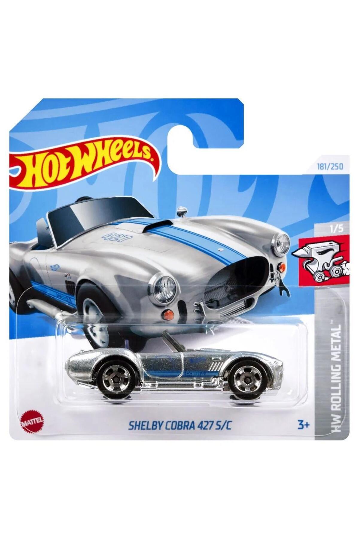 ماشین اسباب بازی اتومبیل های مجرد SHELBY COBRA 427 S C HTB53 هات ویلز اورجینال HOT WHEELS