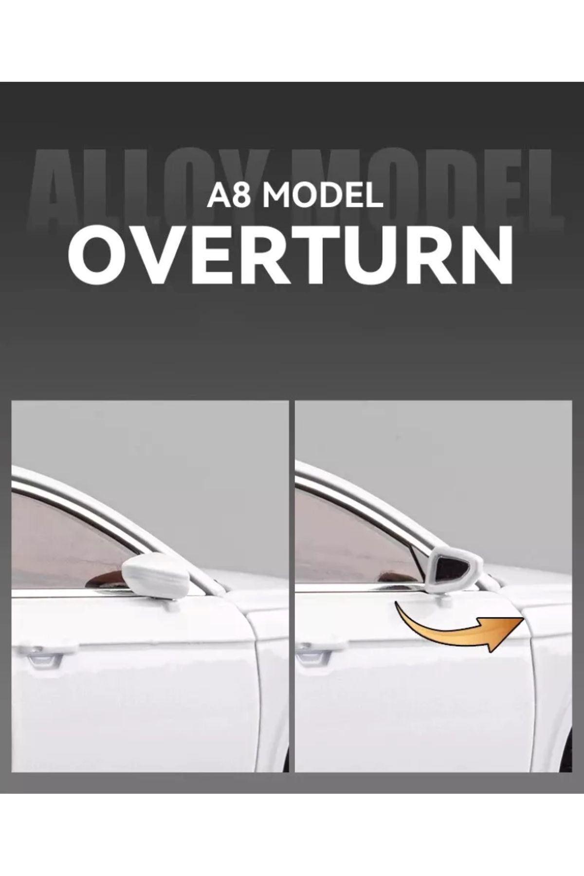 مدل خودرو آئودی A8 ماشین AUDI LONG QUATTRO 1:24 DIECAST METAL مجموعه با صدا و نور اورجینال scntoys
