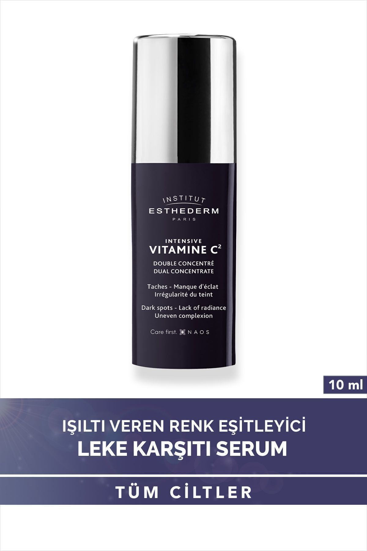 INSTITUT ESTHEDERM سرم دوگانه ویتامین C2 اینستیتوت اسثدرم تنظیم کننده رنگ پوست موثر 10 میلی لیتر