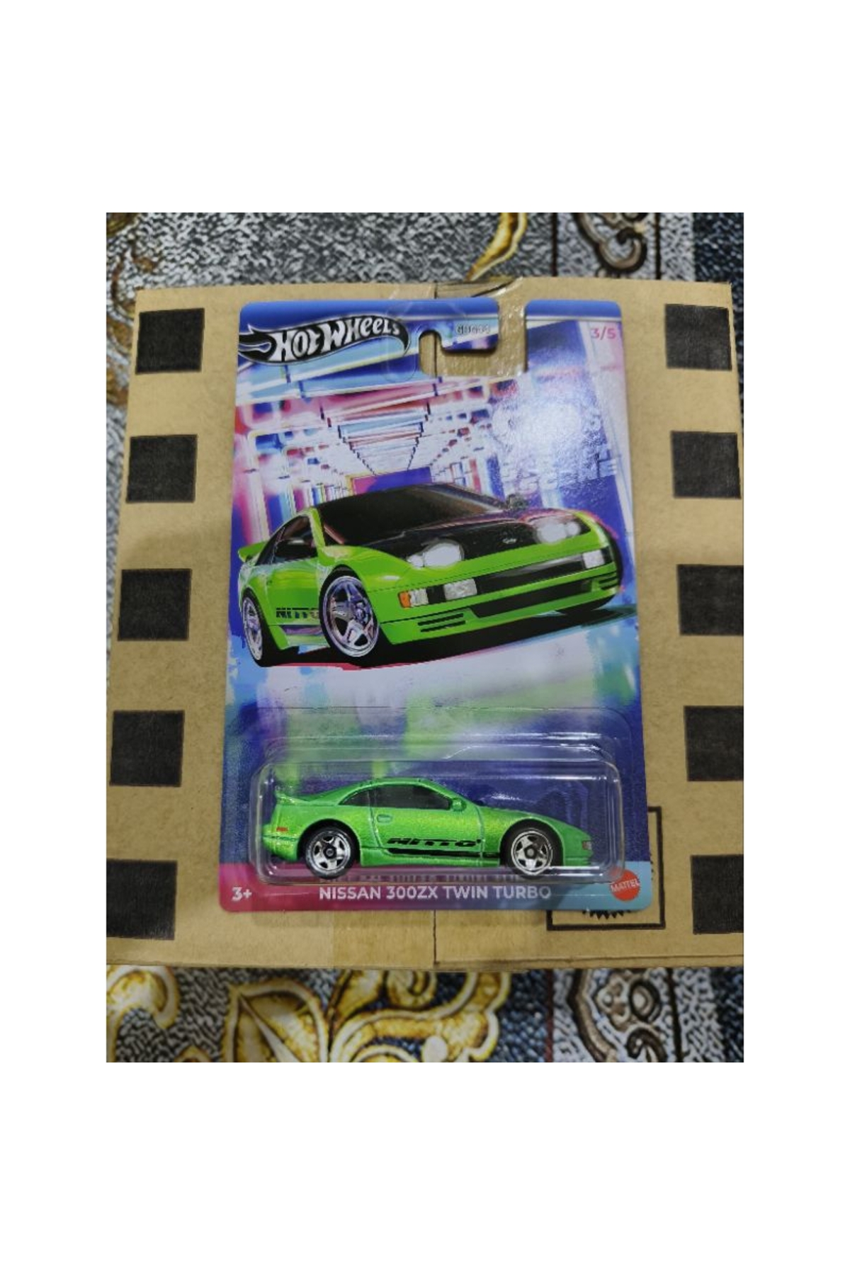ماشین اسباب بازی صحنه خیابان 90S NISSAN 300ZX TWIN TURBO هات ویلز اورجینال HOT WHEELS