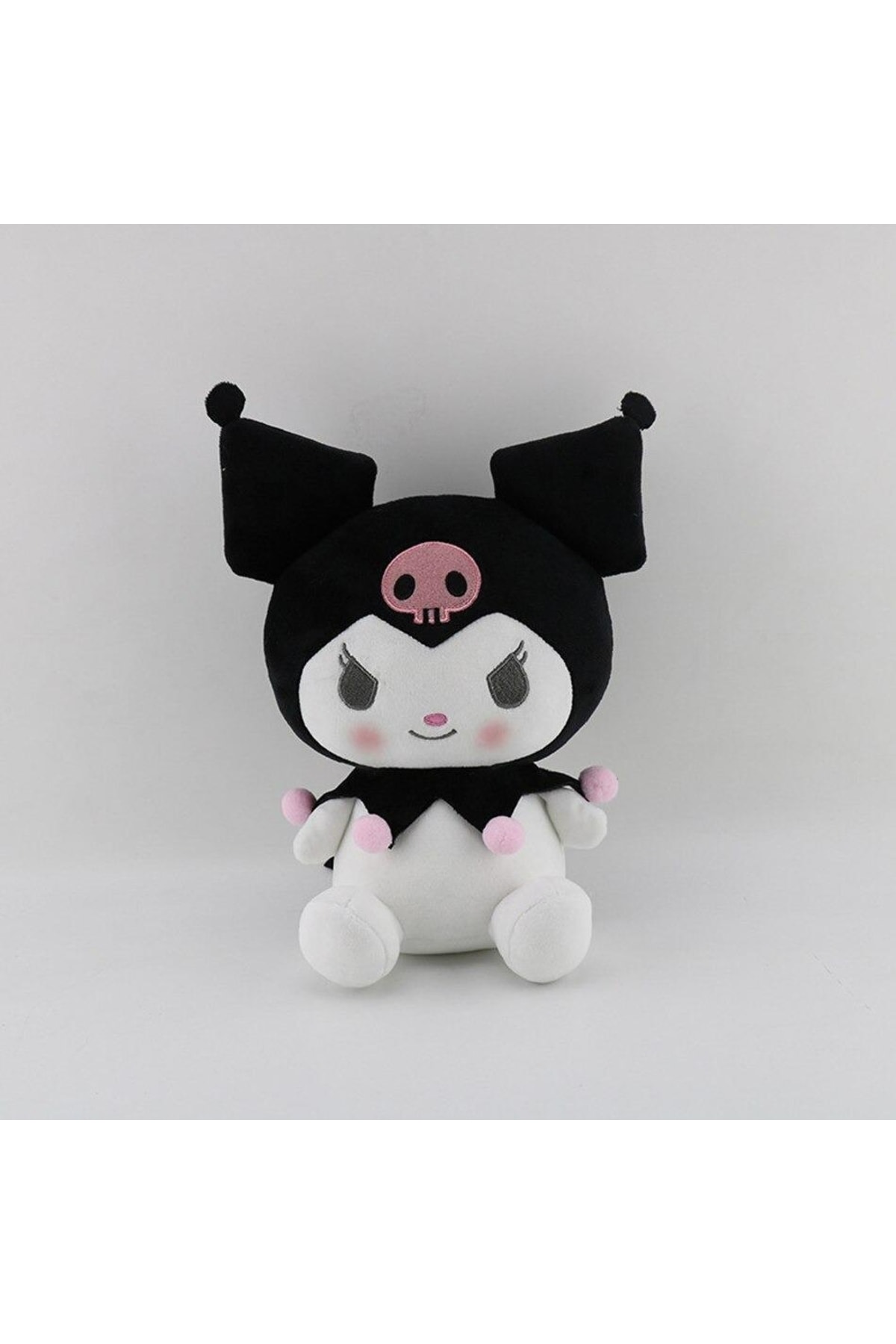 اسباب بازی های پشمی مخمل دار کارتونی KAWAII SANRIO KUROMI 25 سانتی متر Zigver