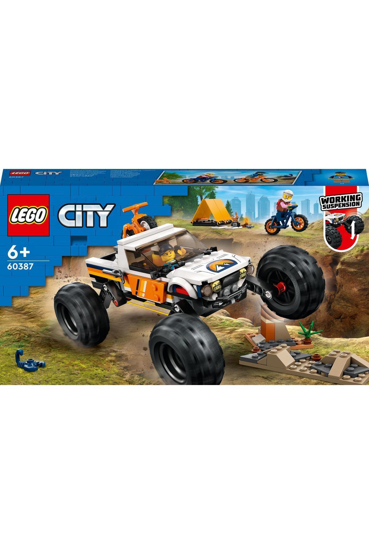 لگو ® شهر 4X4 ماجراهای زمینی 60387 ساز برای کودکان 6 ساله بالاتر اورجینال LEGO