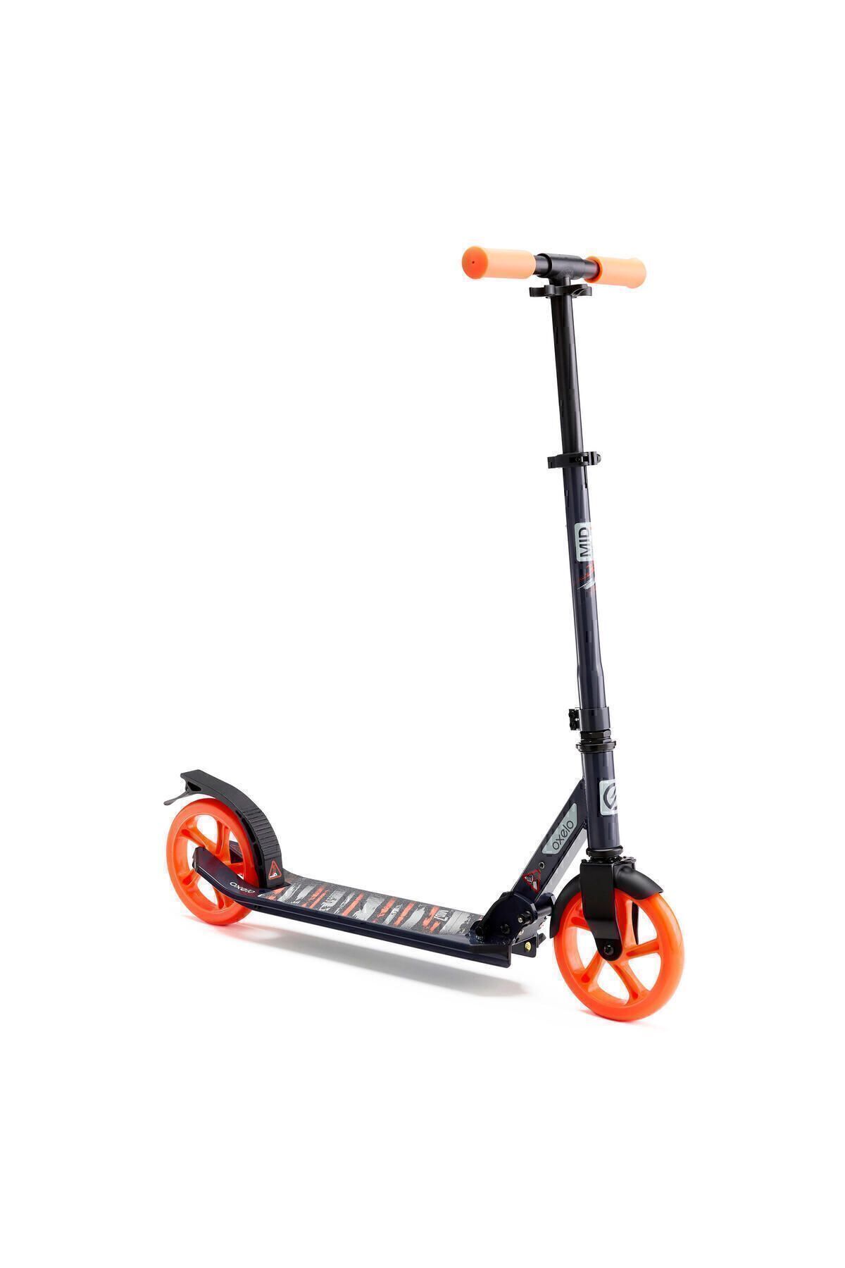 اسکوتر کودکان OXELO آبی دریایی نارنجی MID 7 از ترکیه Decathlon