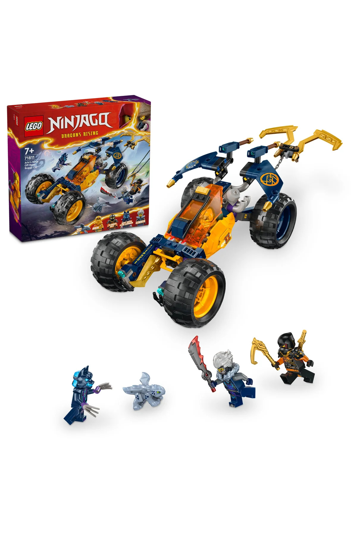 لگو و اسباب بازی های ساخت محور ® NINJAGO® ARIN'S NINJA OFF ROAD BUGGY 71811 ست ساختمان برای کودکان 7+ 267P اورجینال LEGO
