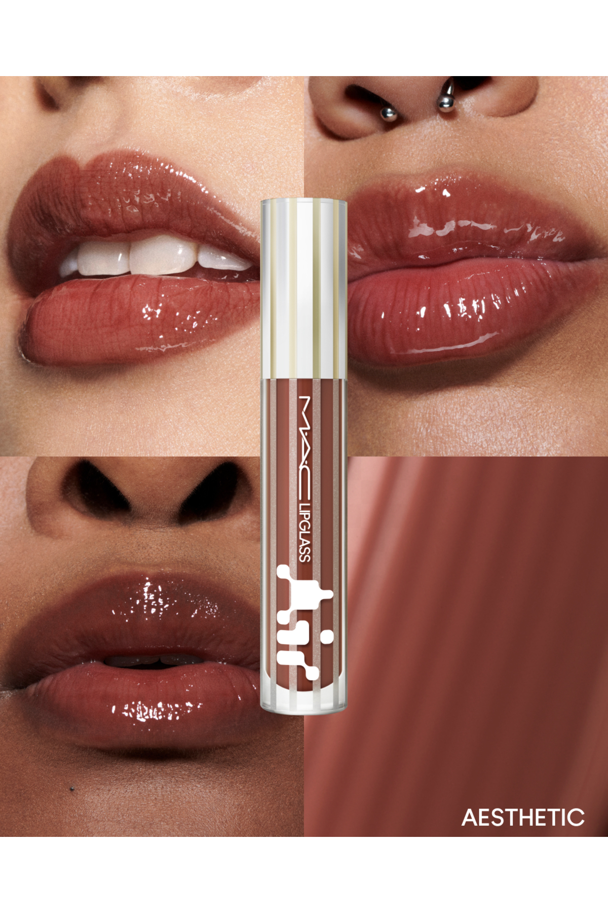 براق کننده لب هوای رژ زیبایی شناسی Mac