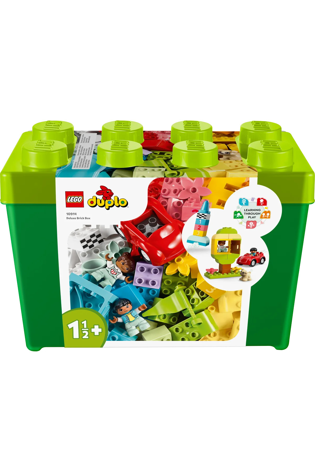 لگو و اسباب بازی های ساخت محور ® DUPLO® CLASSIC DELUXE BUILDING BOX 10914 مجموعه سازه خلاقانه برای کودکان نوپا 85P از ترکیه LEGO