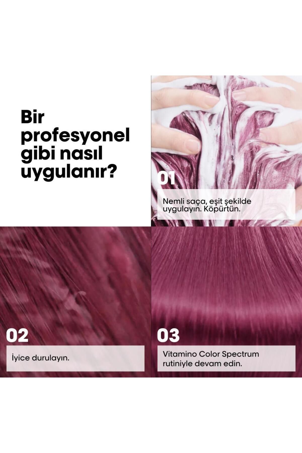 شامپو زنانه طیف رنگ ویتامینو لورئال 1500 میل L'oreal Professionnel