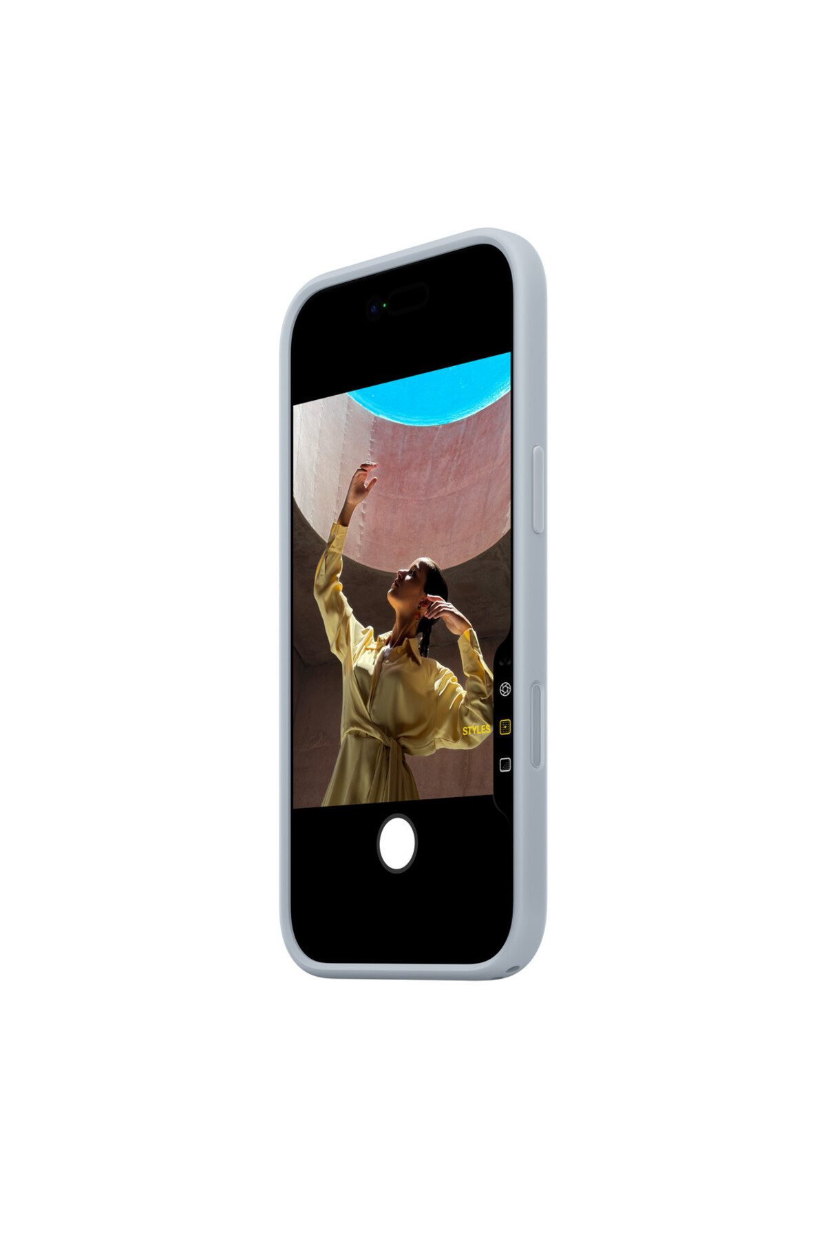 کاور و قاب محافظ هوا آیفون آبی روشن اورجینال Apple