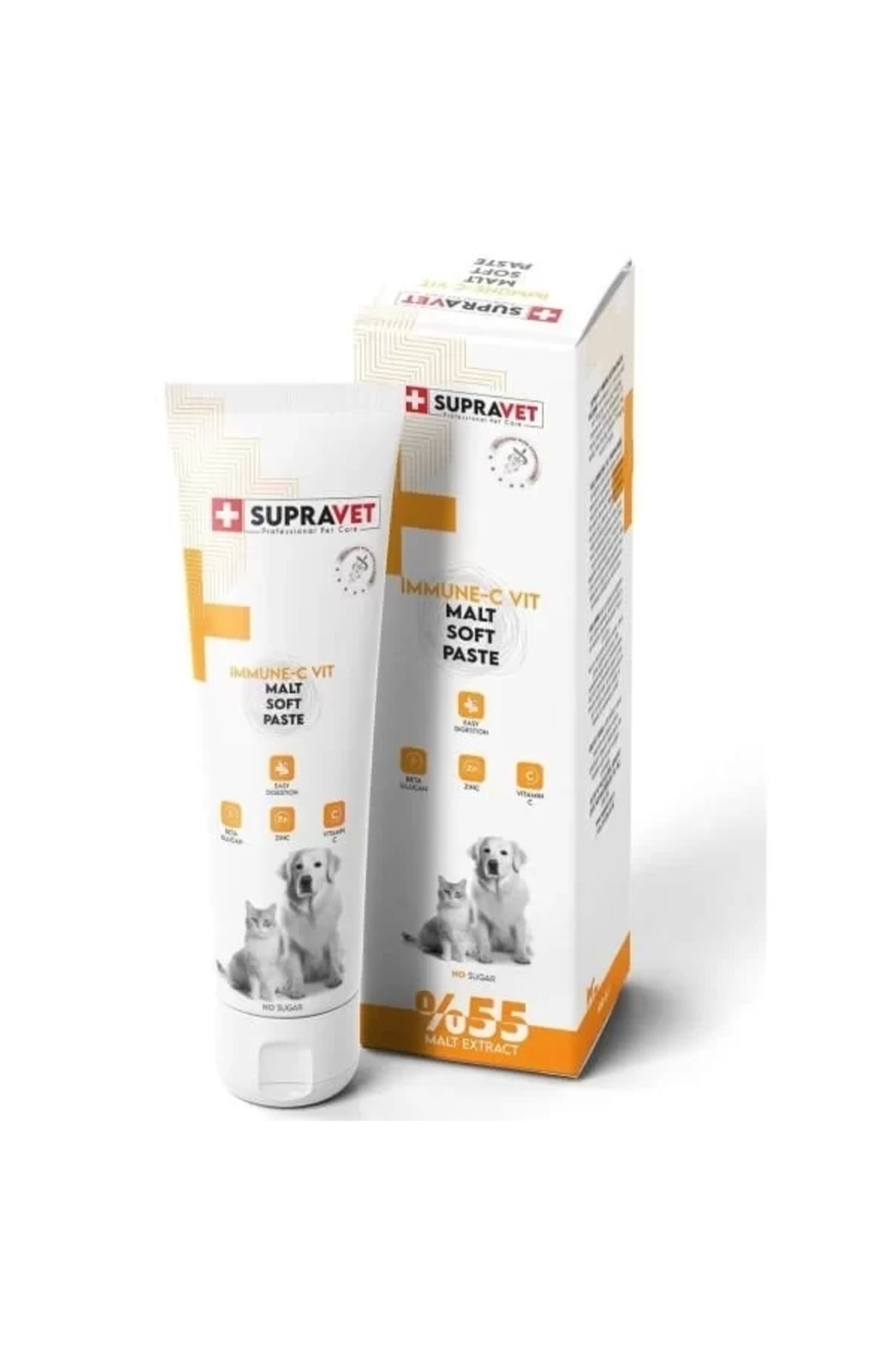 خمیر مالت برای گربه و سگ Immune C، ۱۰۰ گرم، سوپراوت Supravet