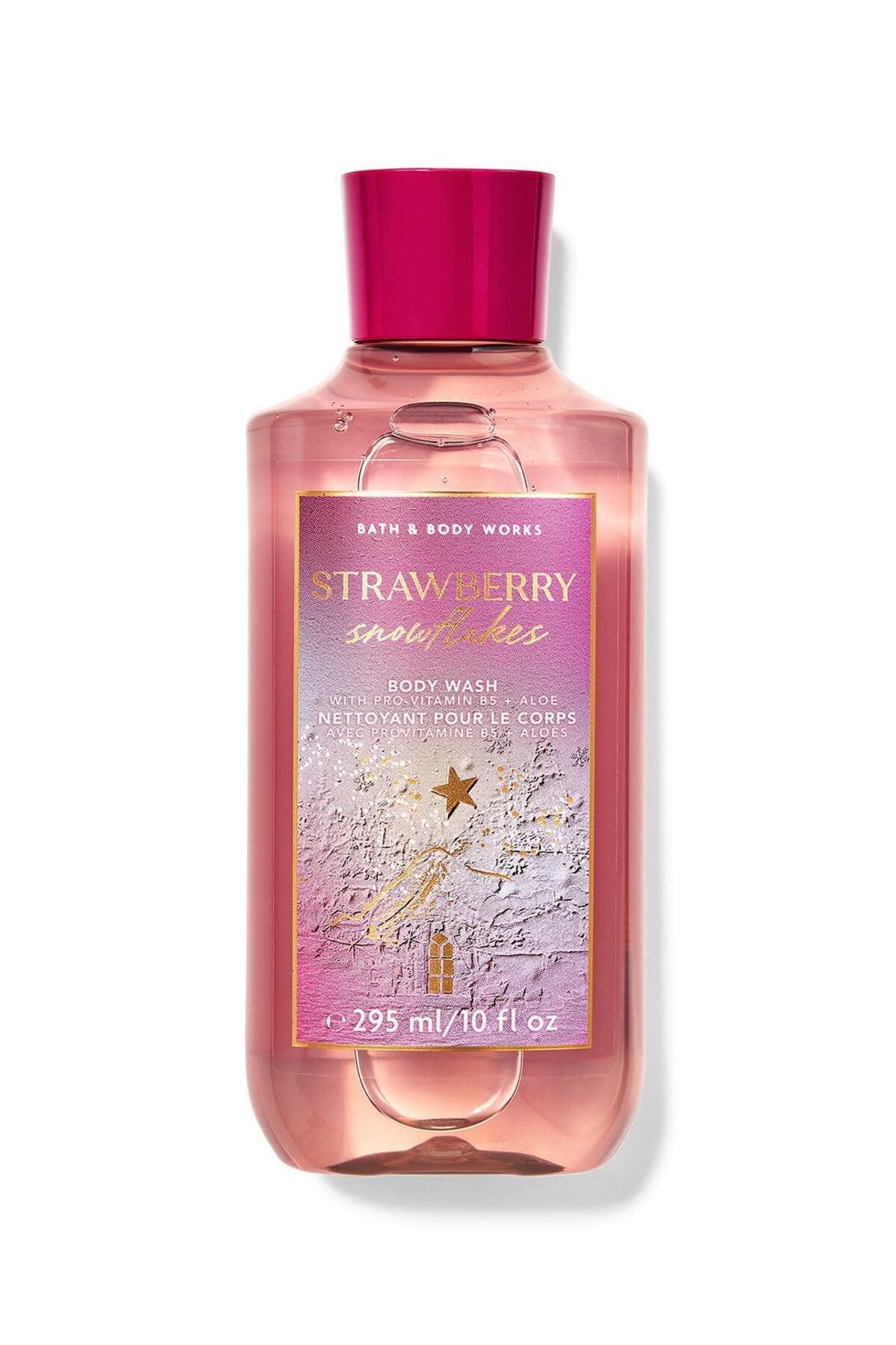 ژل دوش دانه های برف توت فرنگی Bath &amp; Body Works