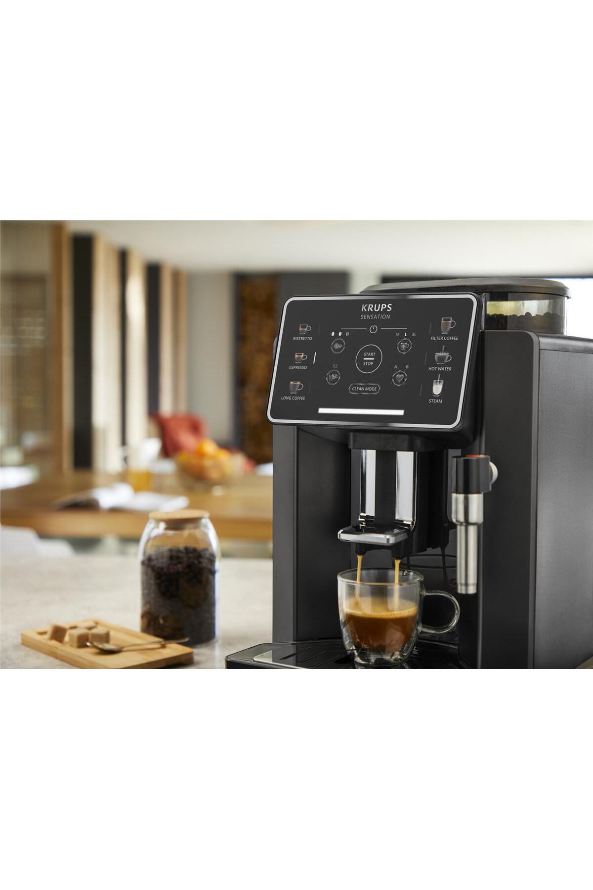 قهوه ساز فیلتری اسپرسوساز اتوماتیک SENSATION C50 اورجینال Krups