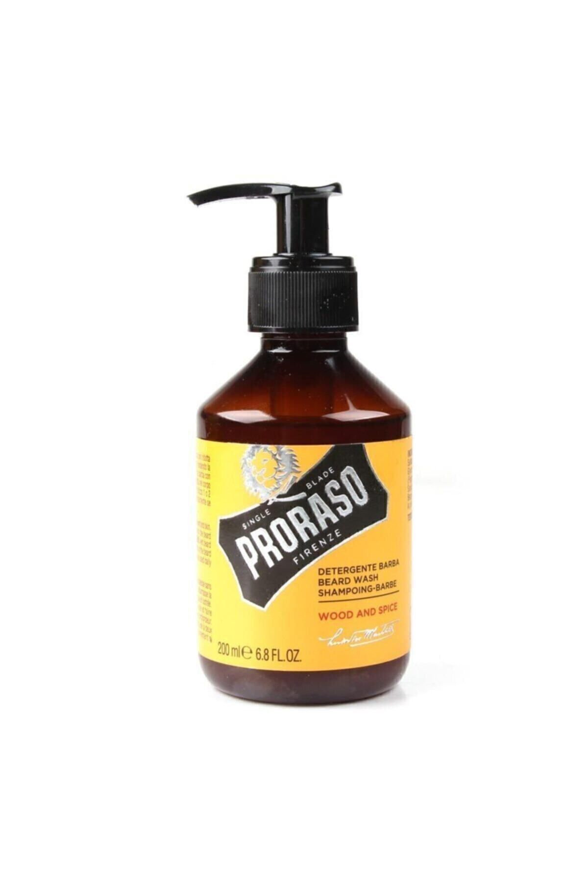 شامپو ریش و سبیل با رایحه چوبی 200 میلی لیتر مناسب آقایان Proraso