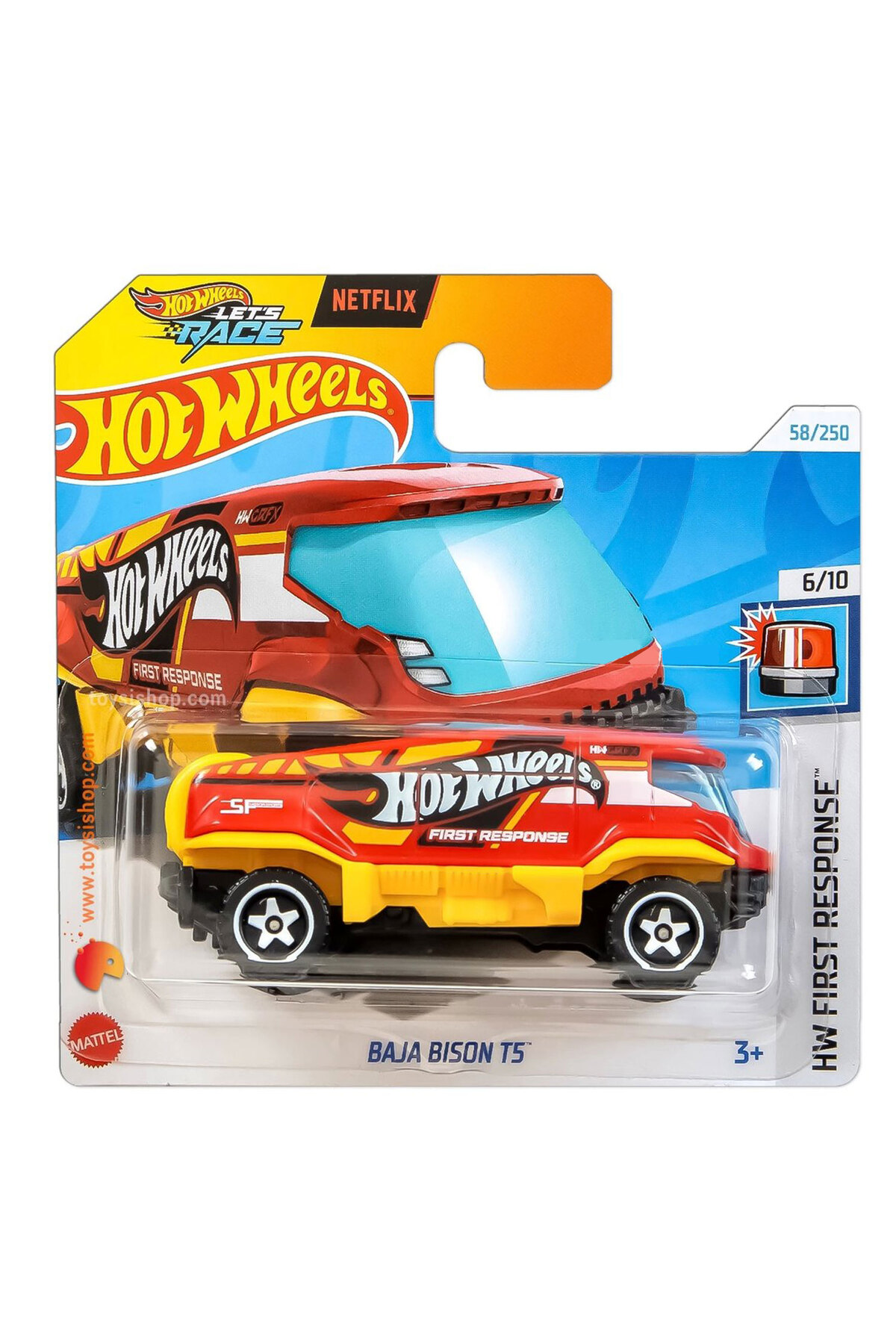 ماشین اسباب بازی BAJA BISMON T5 HW مجموعه اتومبیل های تک 1:64 هات ویلز اورجینال HOT WHEELS