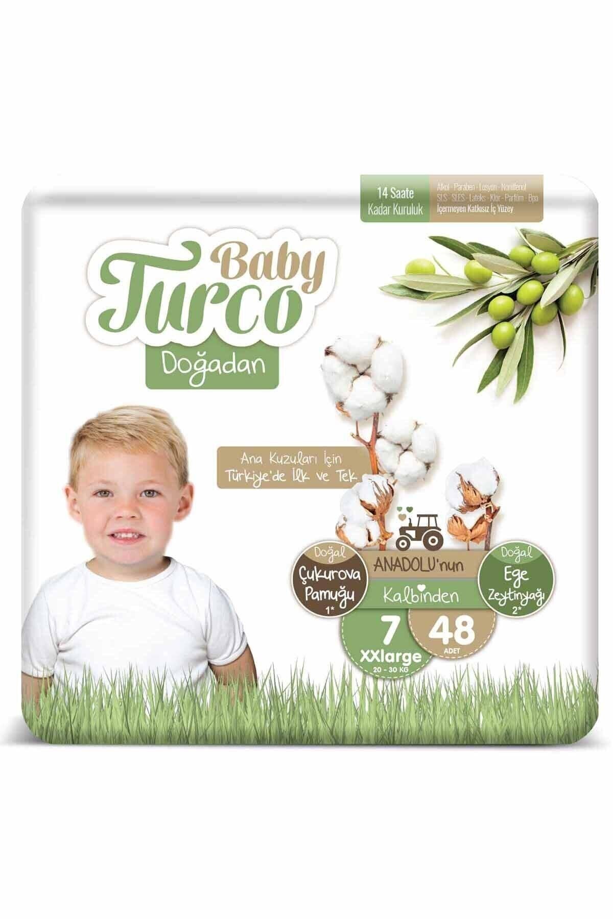 پوشک بچه دوغادان سایز 7 XXLARGE 48 عددی اورجینال Baby Turco