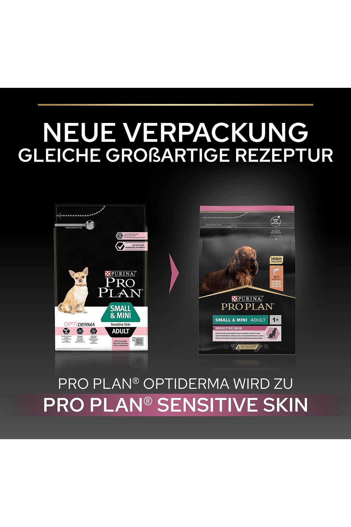 غذای خشک سگ پروپلن Pro Plan Small & Mini Adult با طعم سالمون، ۳ کیلوگرم