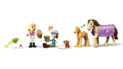 مجموعه ساختنی اسب و کره‌اسب با تریلر لگو LEGO فرندز Friends مدل 42695، ۲۷۹ قطعه، حداقل سن ۷ سال