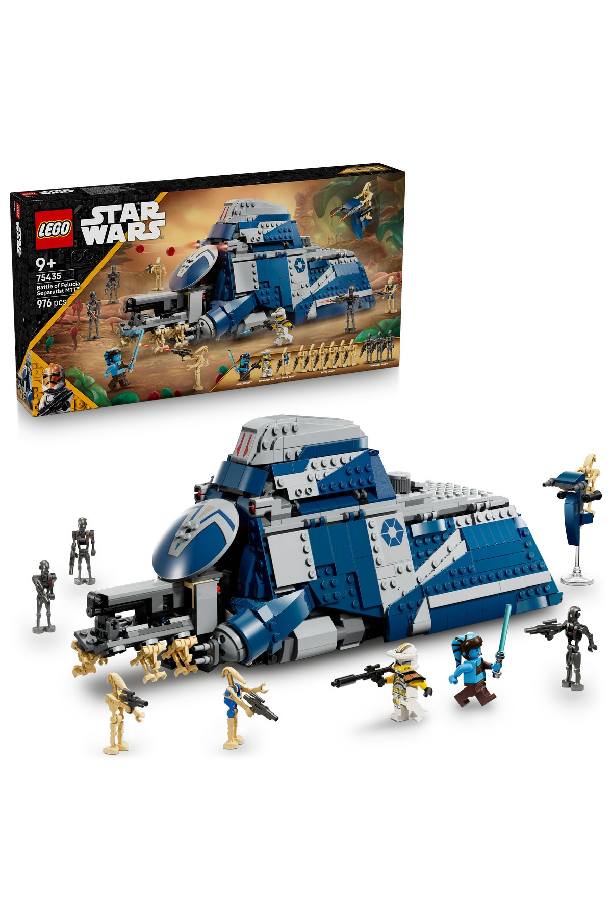 لگو و اسباب بازی های ساخت محور ® STAR WARS: THE CLONE WARS BATTLE OF FELUCIA SEPARATIST TNG 75435 9+ TOY BUILDING SET 976P اورجینال LEGO