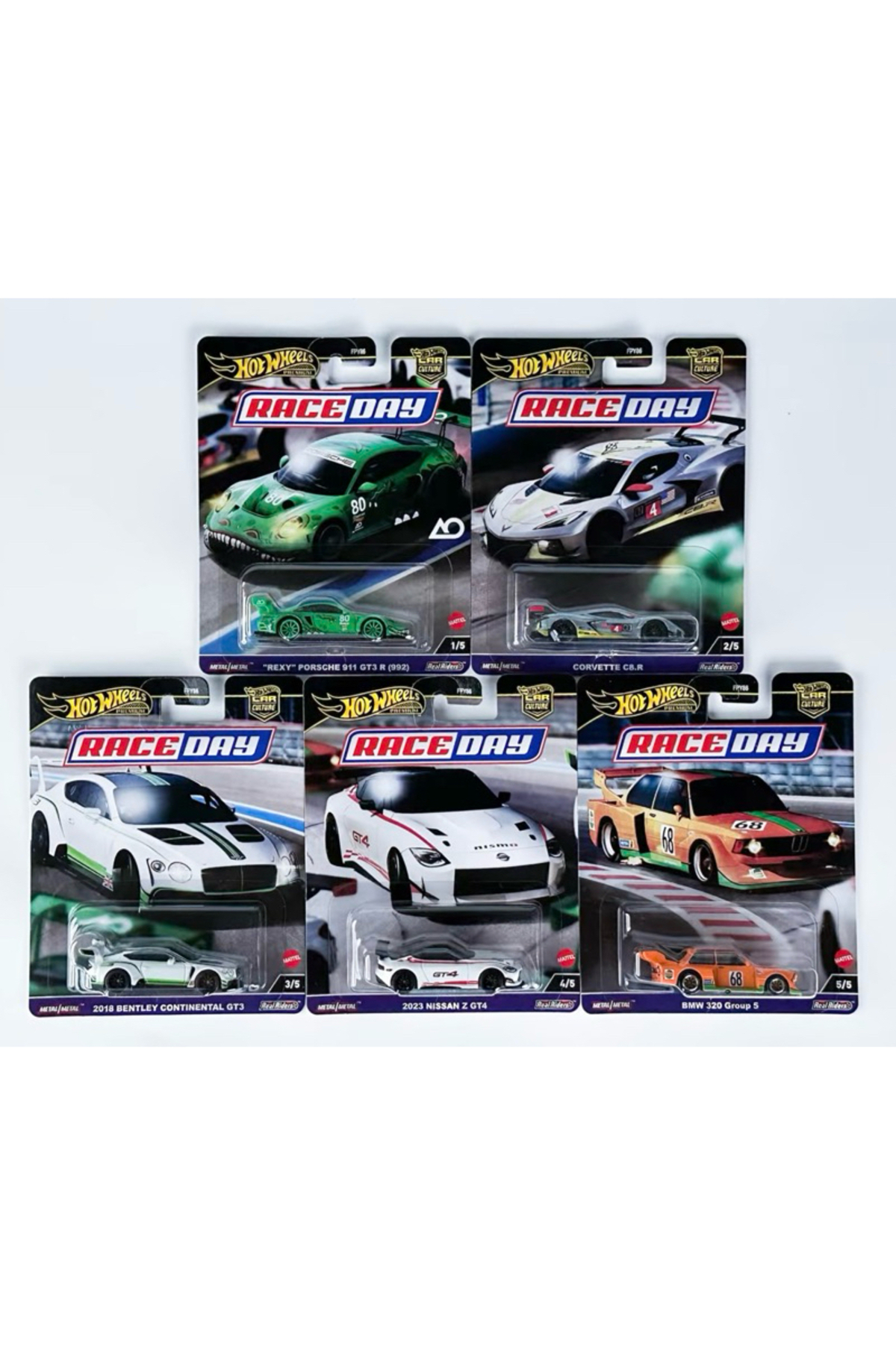 ماشین اسباب بازی کشت اتومبیل PREMIUM 2024 5 مجموعه هات ویلز اورجینال HOT WHEELS