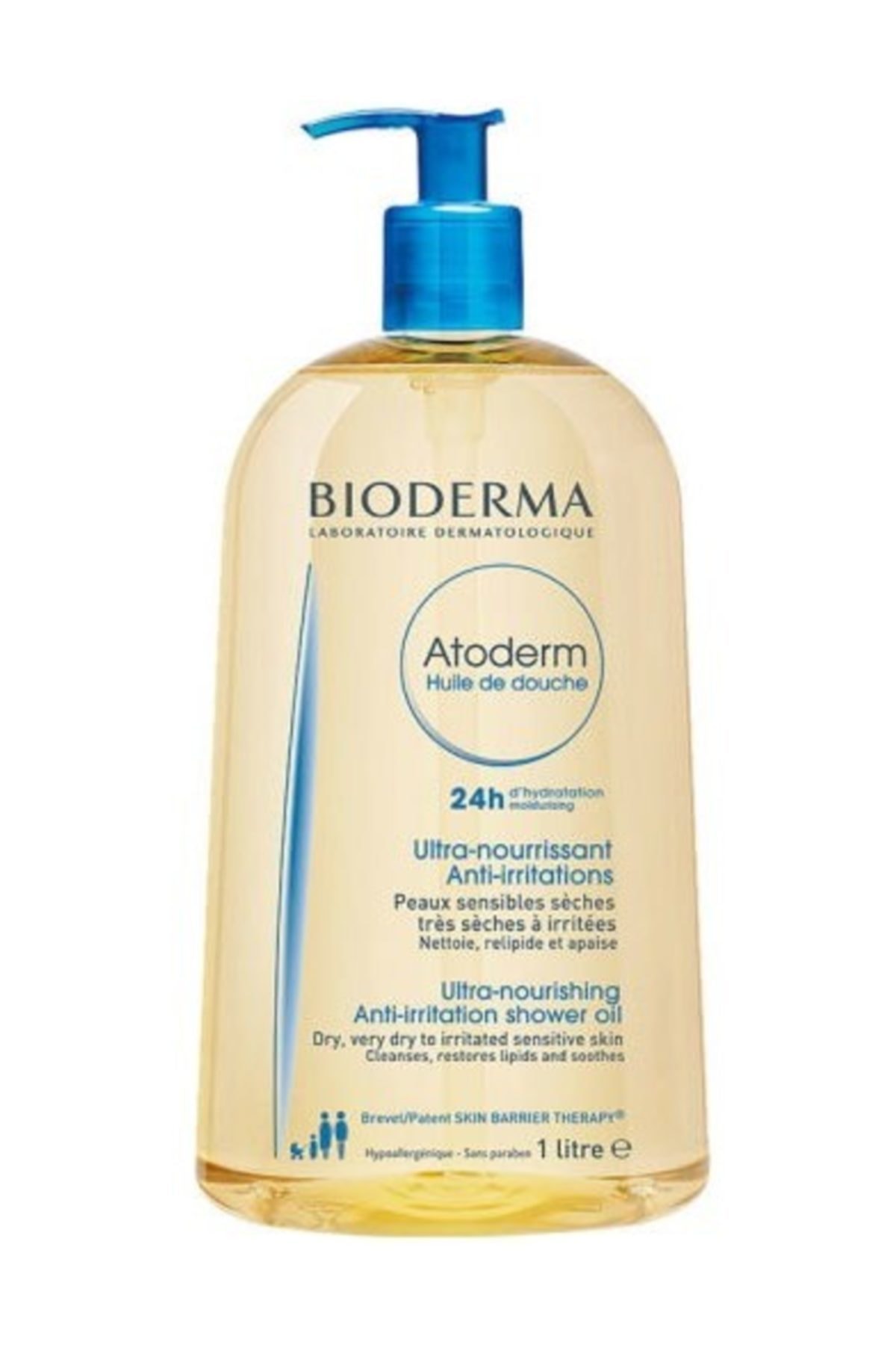 Bioderma روغن حمام 24 ساعته آتودرم 1 لیتر