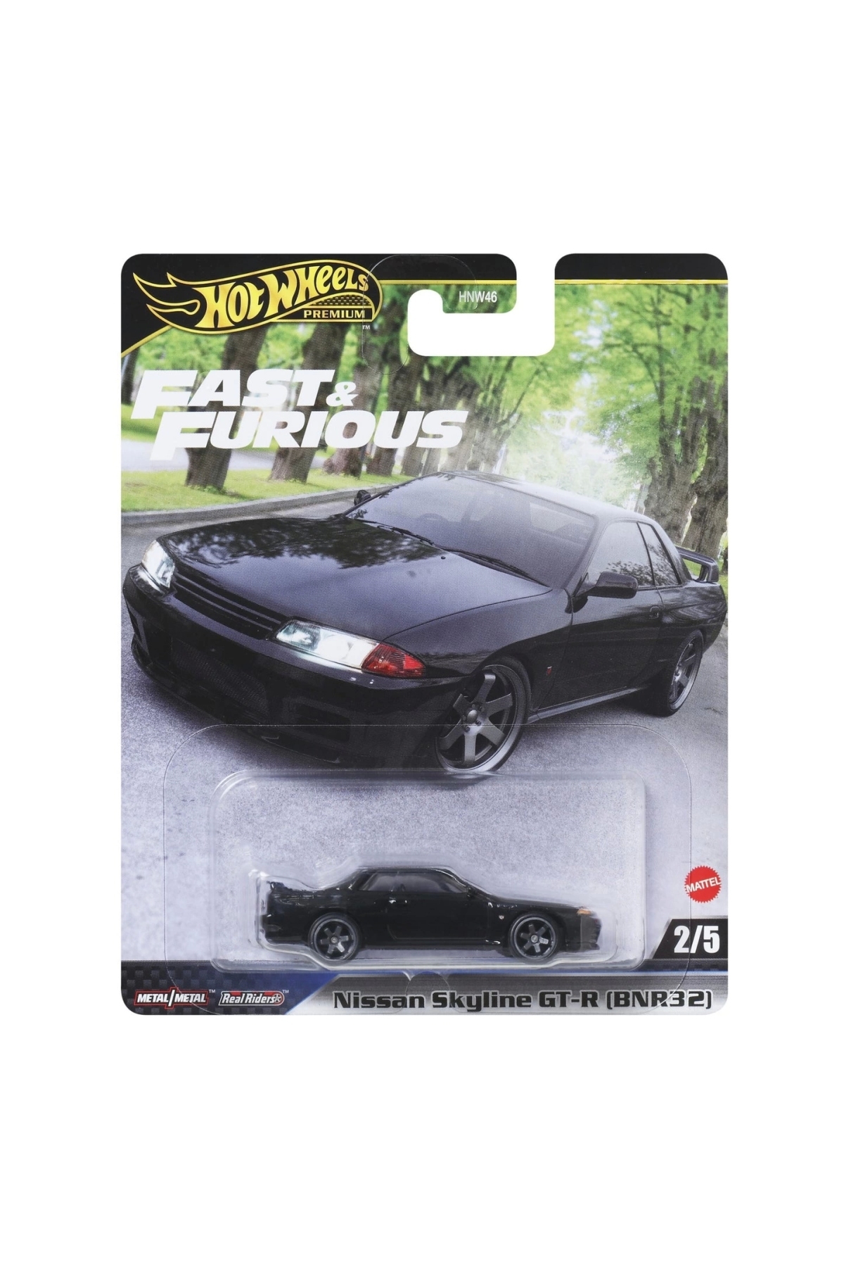 ماشین اسباب بازی PREMIUM FAST & FURIOUS NISSAN SKYLINE GT R BNR32 METAL BODY 1: 64 DIECAST هات ویلز اورجینال HOT WHEELS