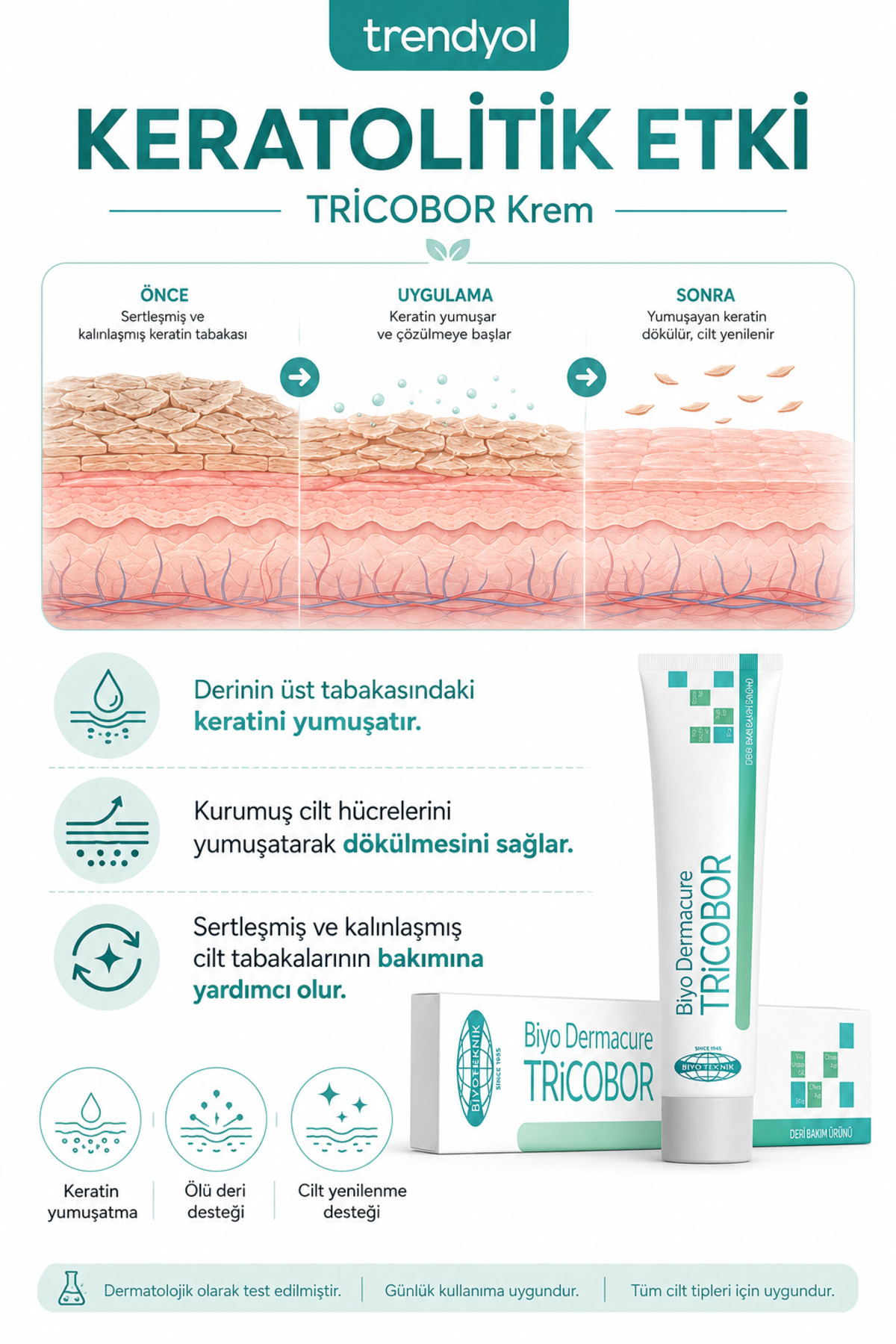 کرم پوستی و قارچ تریکوبور Tricobor برای گربه و سگ، ۸۰ گرم