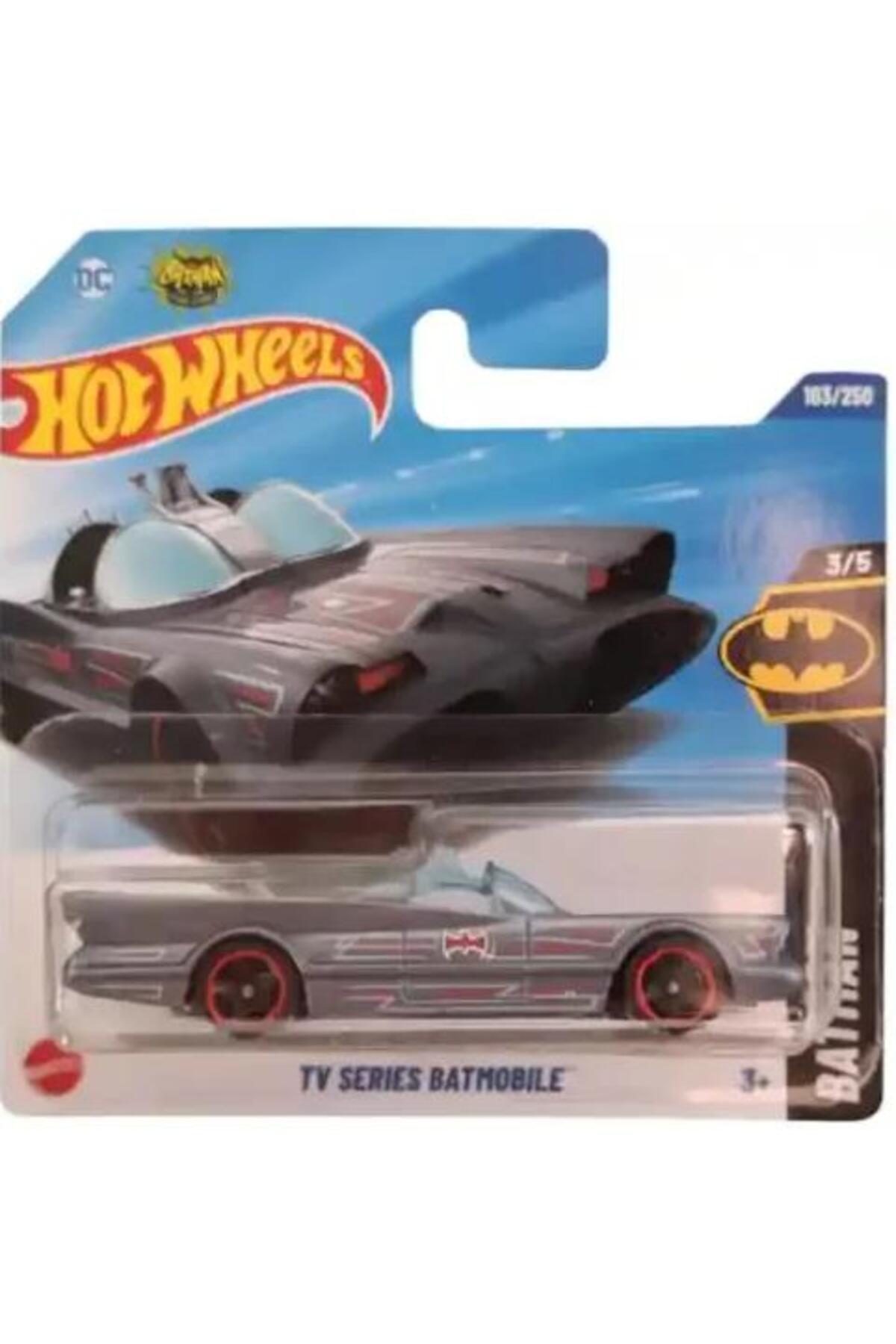ماشین اسباب بازی سریال تلویزیونی SINGES BATMOBILE HYX44 هات ویلز اورجینال HOT WHEELS