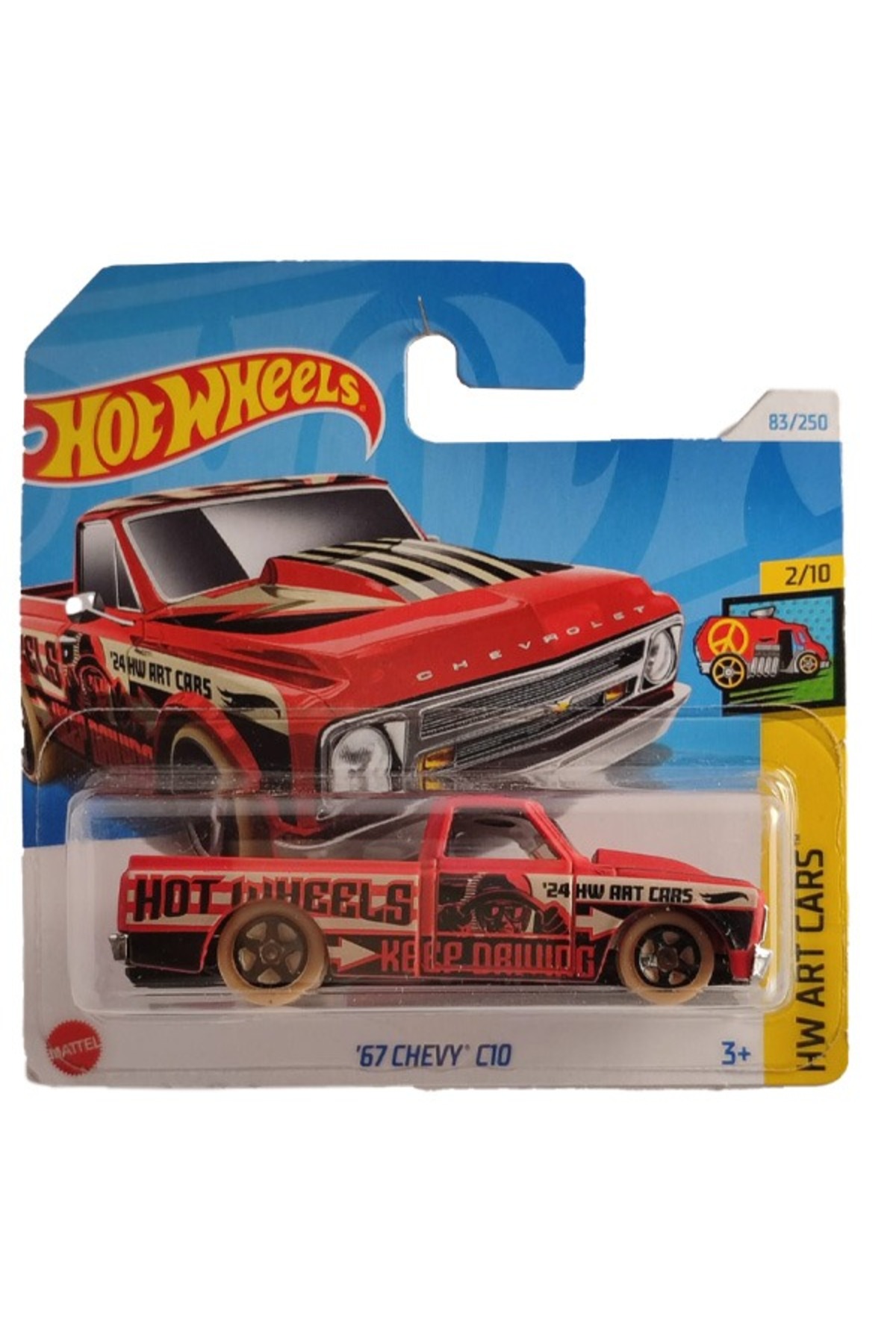ماشین اسباب بازی SINGLE CAR '67 CHEVY 'C10 هات ویلز اورجینال HOT WHEELS