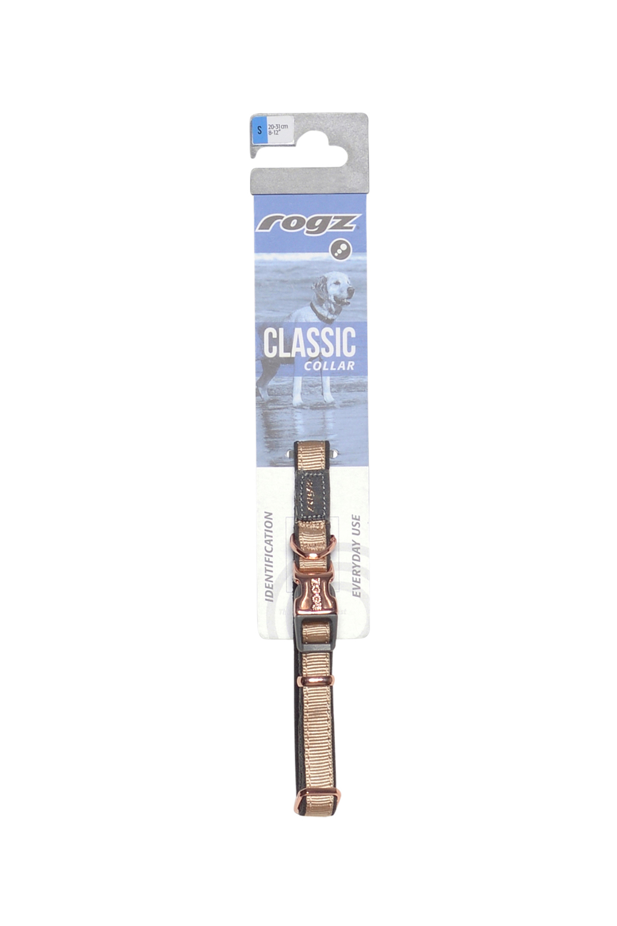 قلاده گردنی سگ روگز Rogz Urban Collar، قهوه‌ای