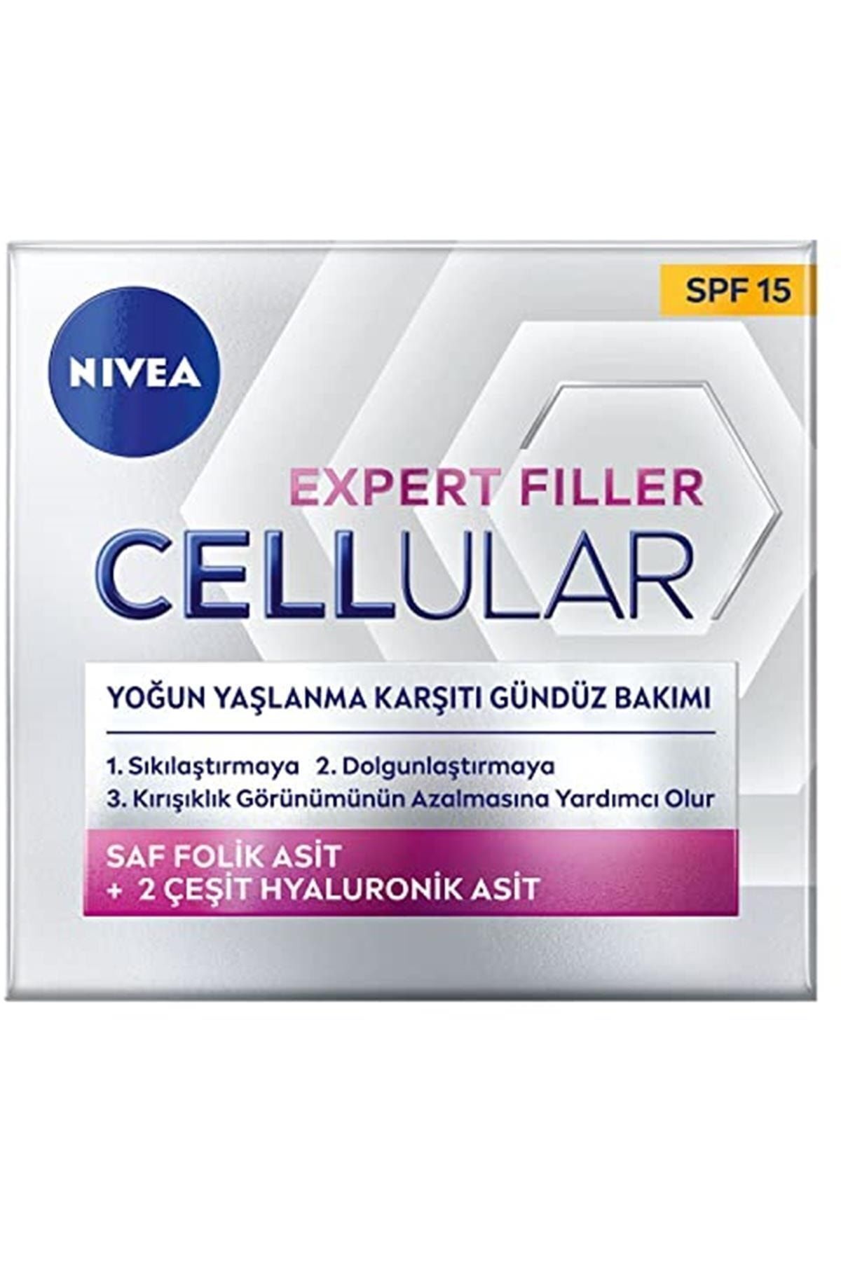 NIVEA کرم روز ضد چروک سلولار اکسپرت الفانت هایلورونیک اسید V 50 میلی لیتر