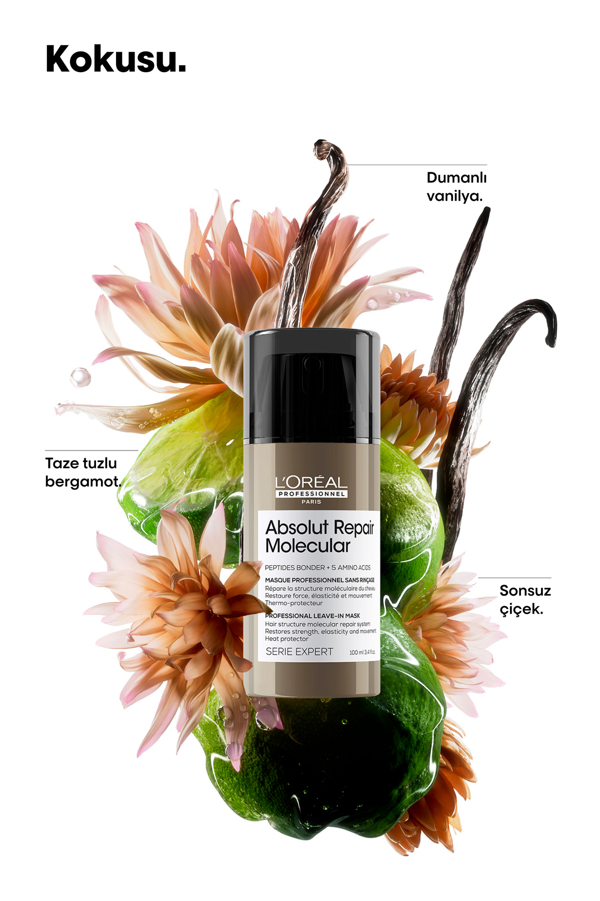 L'oreal Professionnel ماسک مولکولی ترمیم کننده موهای خسته شده 100 میلی لیتر