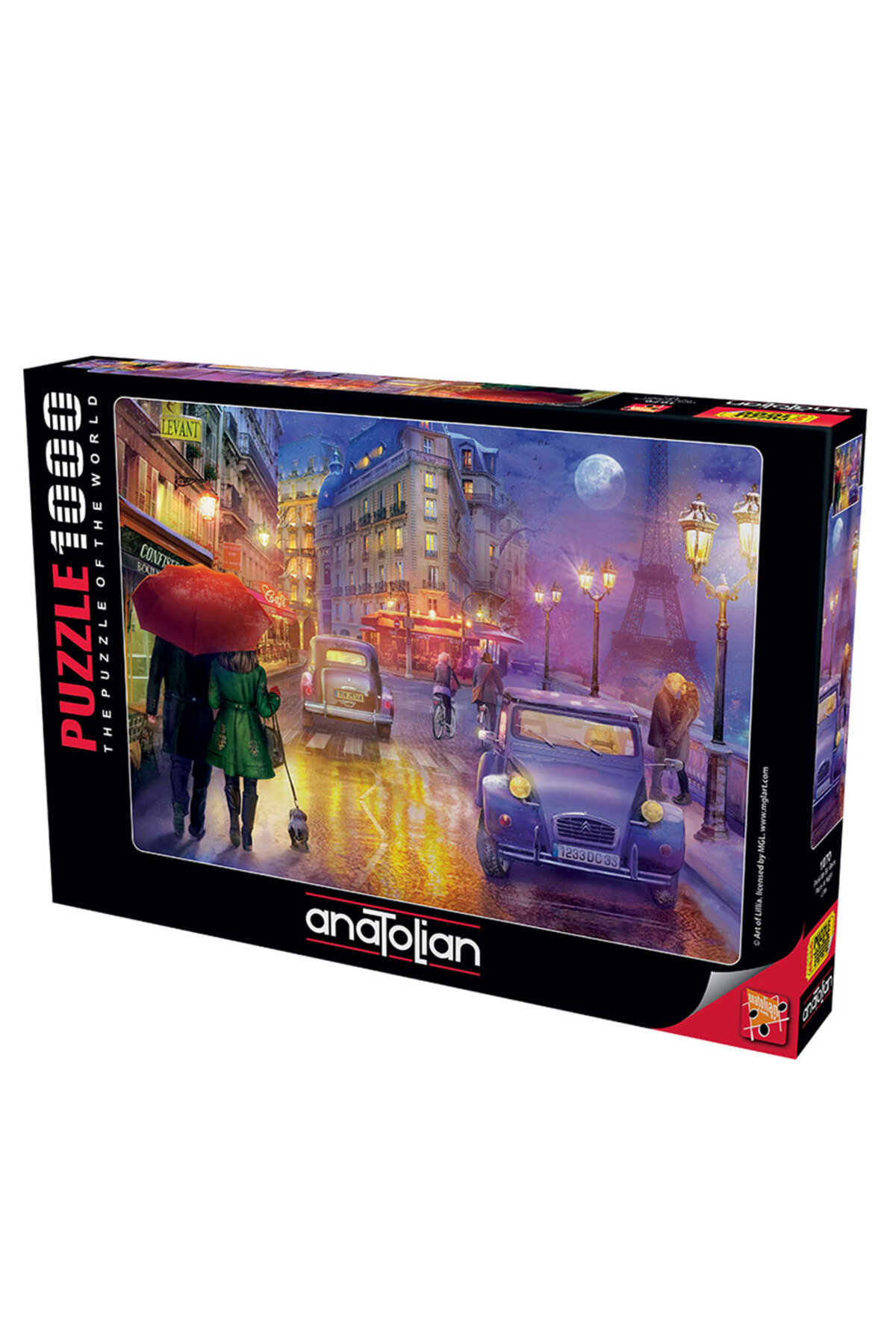 پازل 1000 قطعه یک شب در پاریس 1070 اورجینال Anatolian Puzzle