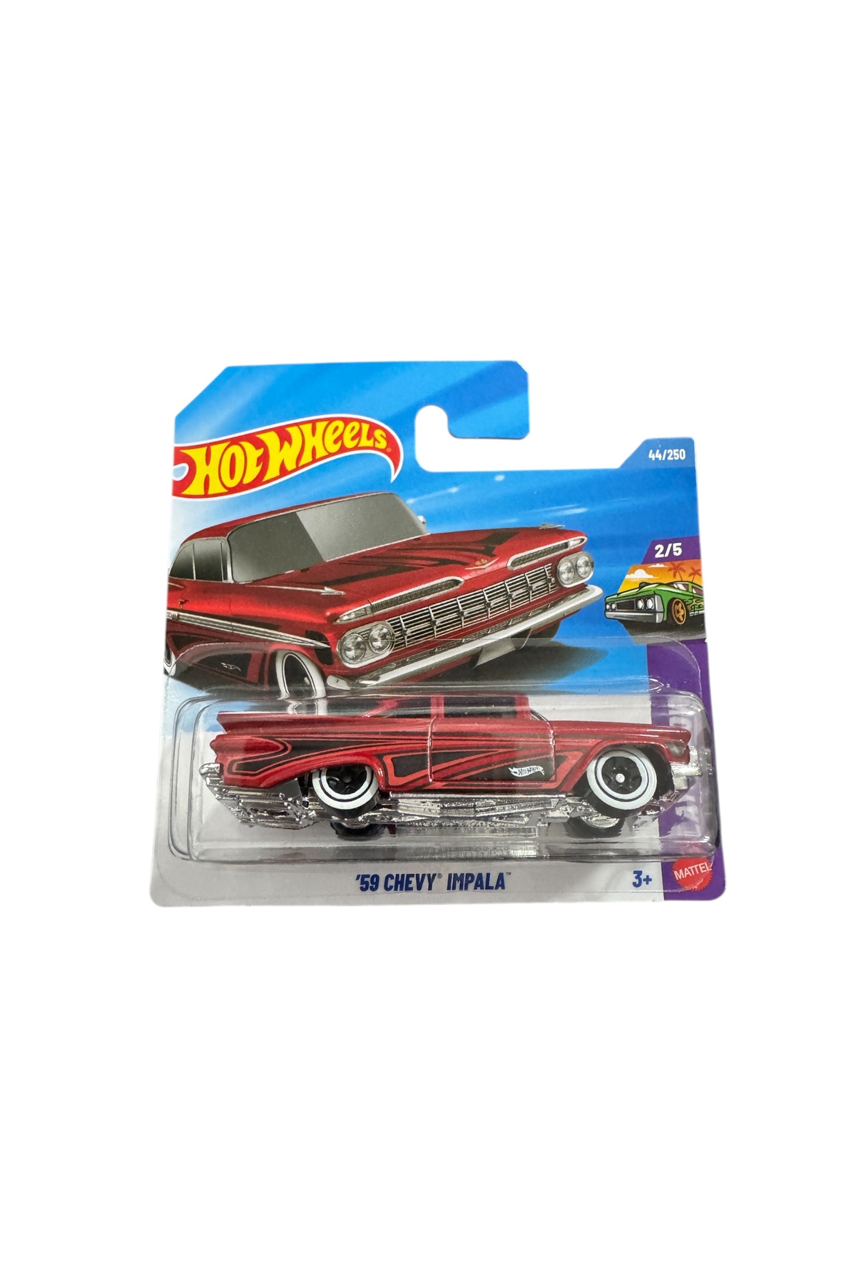 ماشین اسباب بازی 1:64 '59 CHEVY IMPALA RED JJJ15 2026 از ترکیه HOT WHEELS
