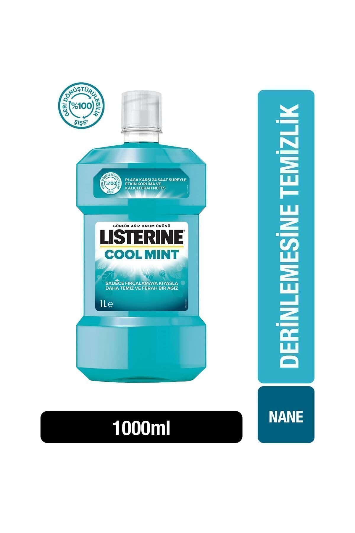دهان شویه لستیرین مدل COOL MINT حجم 1000 میلی لیتر Listerine