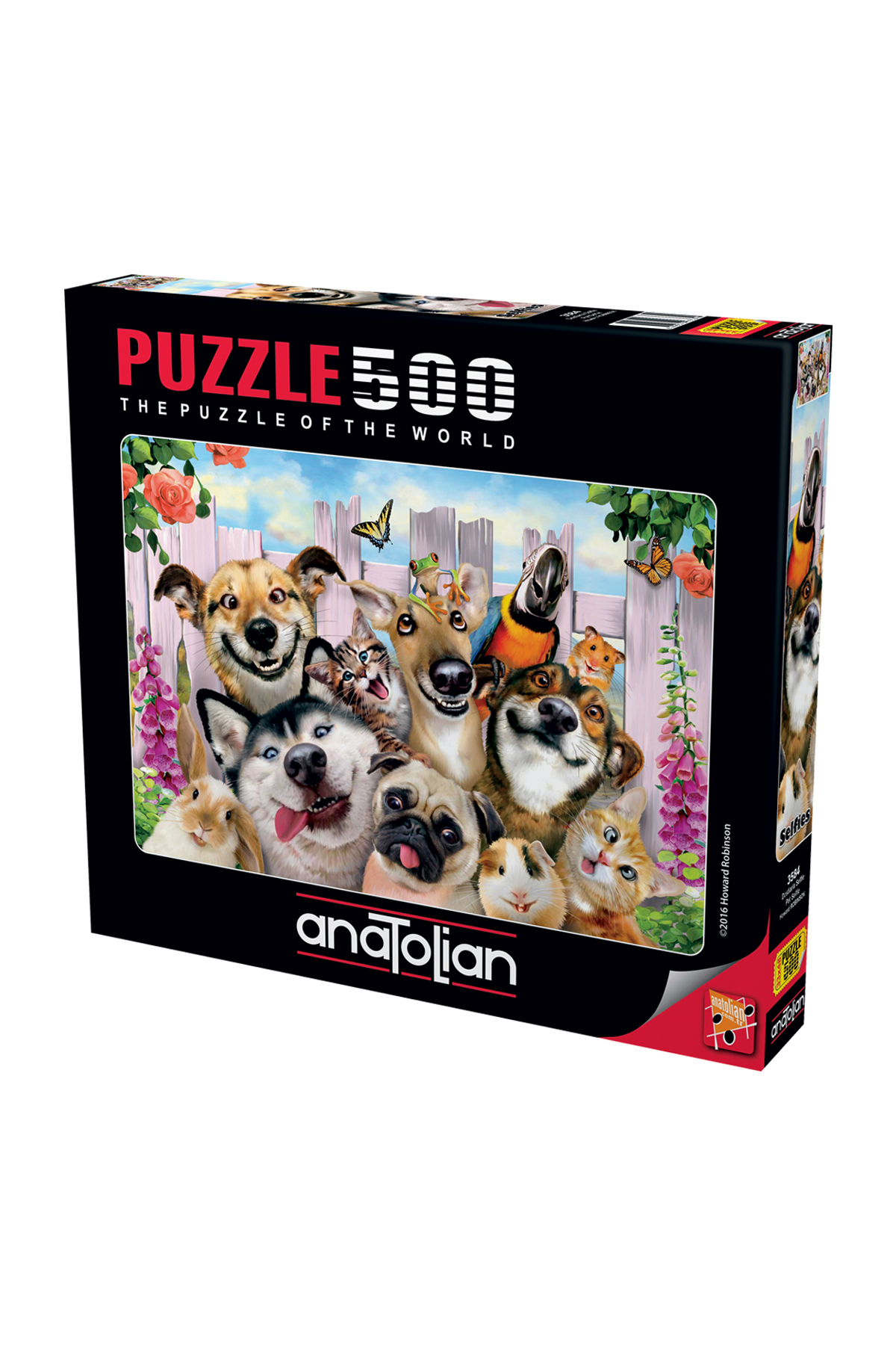 پازل اره منبت کاری مویی 500 تکه سلفی با دوستان 3584 از ترکیه Anatolian Puzzle