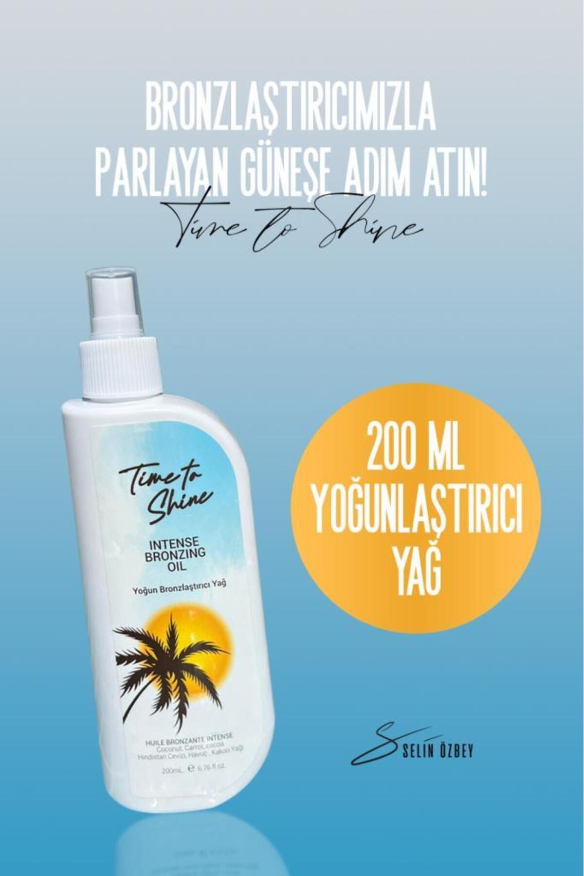 برنزه کننده SELIN OZBEY TANZING OIL SUN 200 میل time to shine