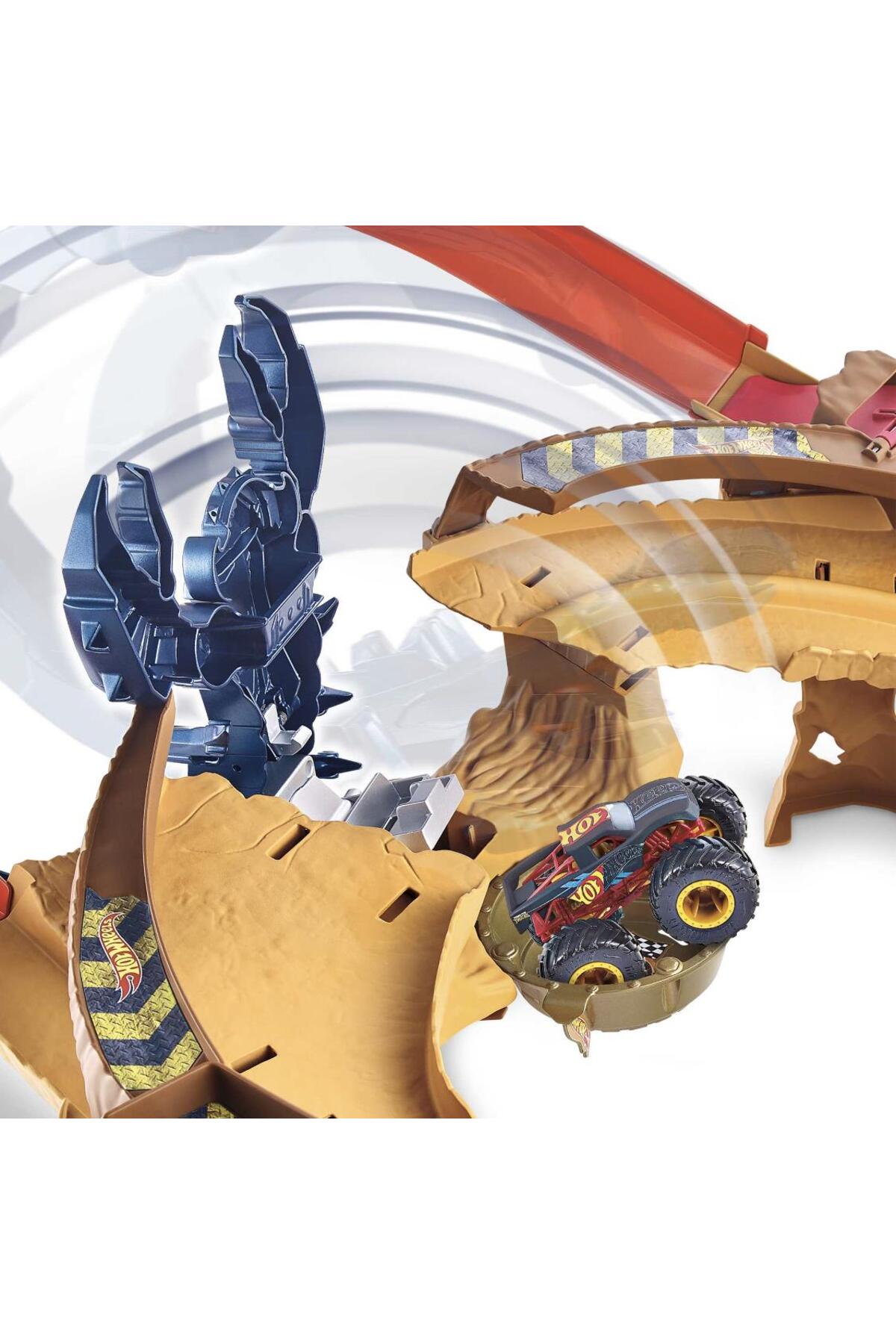 ماشین اسباب بازی MONSTER TRUCKS SCORPIO BITE RACING مجموعه GTL33 هات ویلز اورجینال HOT WHEELS
