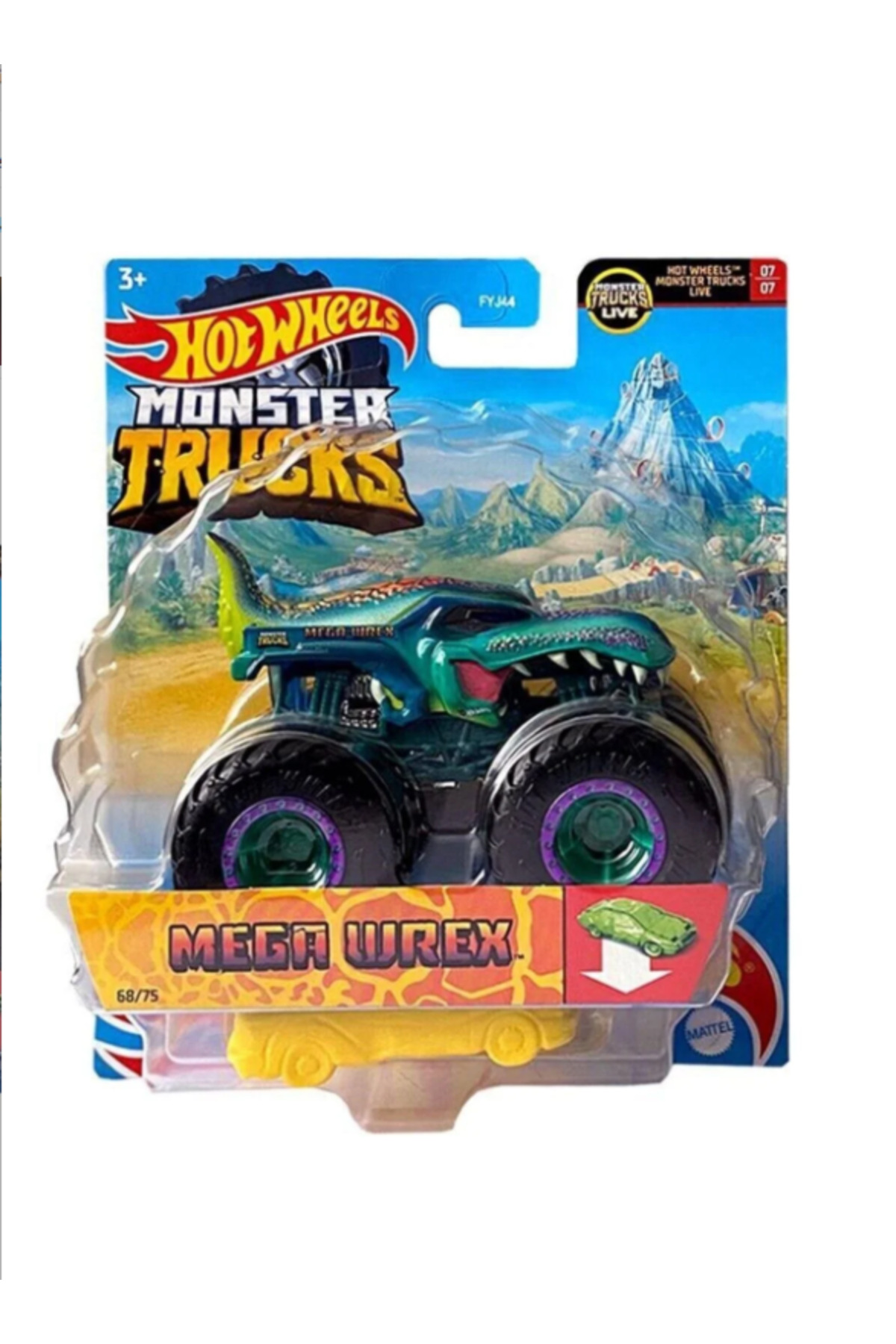 مدل خودرو MONSTER TRUCKS TRUCK CARS MEGA WREX از ترکیه HOT WHEELS