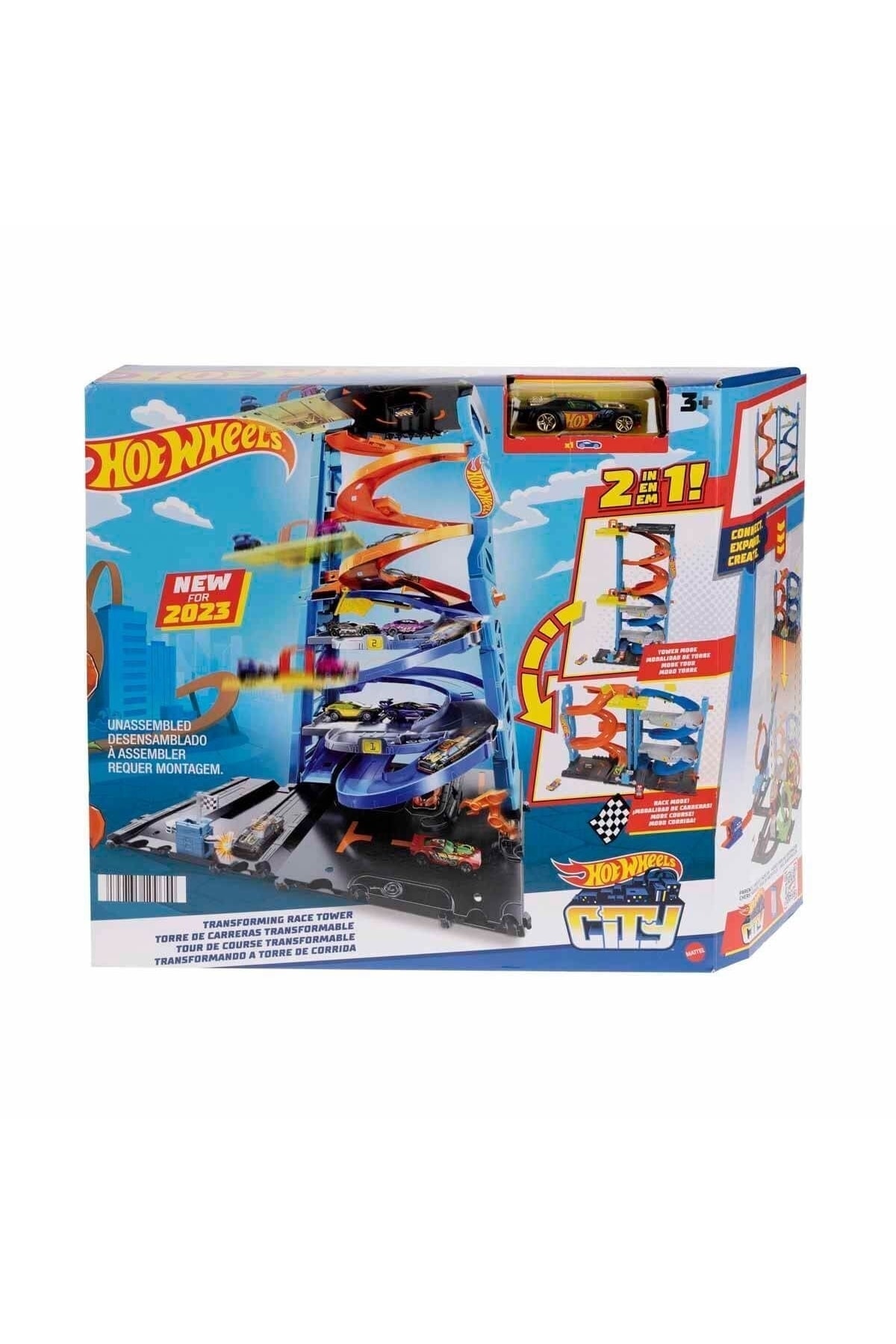 ماشین اسباب بازی برج مسابقه هیجان انگیز HKX43 از ترکیه HOT WHEELS