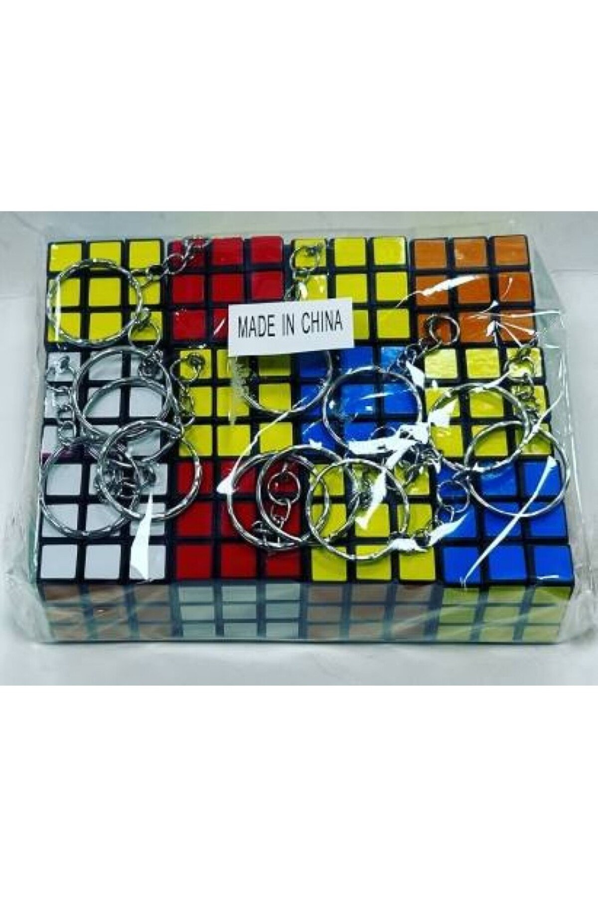 جلیقه کلید جاکلیدی MINI INTELLIGENCE CUBE مکعب هوش صبر 3X3 سانتی متر بسته کامل 1 2 عددی Toys