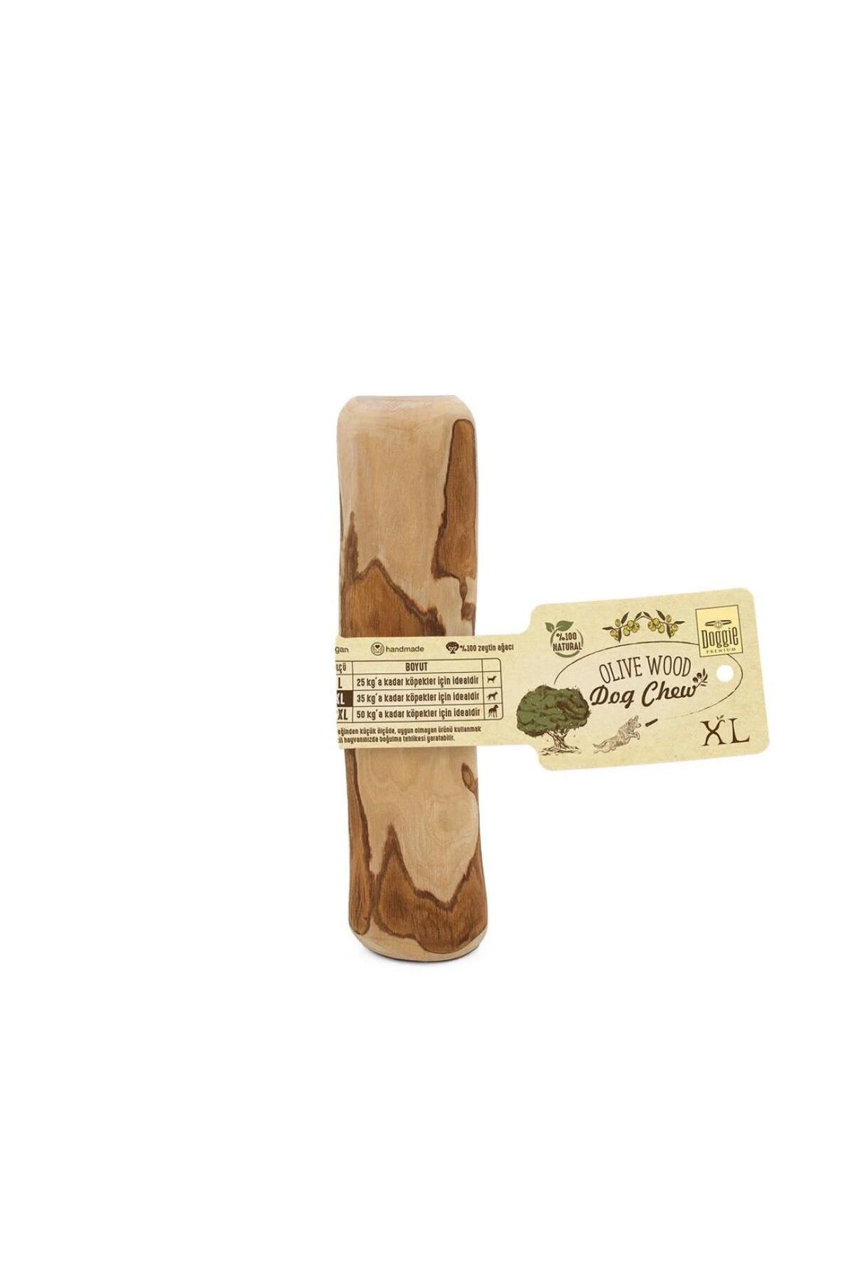 اسباب‌بازی جویدنی سگ از چوب زیتون طبیعی داگی Doggie، XL، مدل OLIVECHEW35.XL