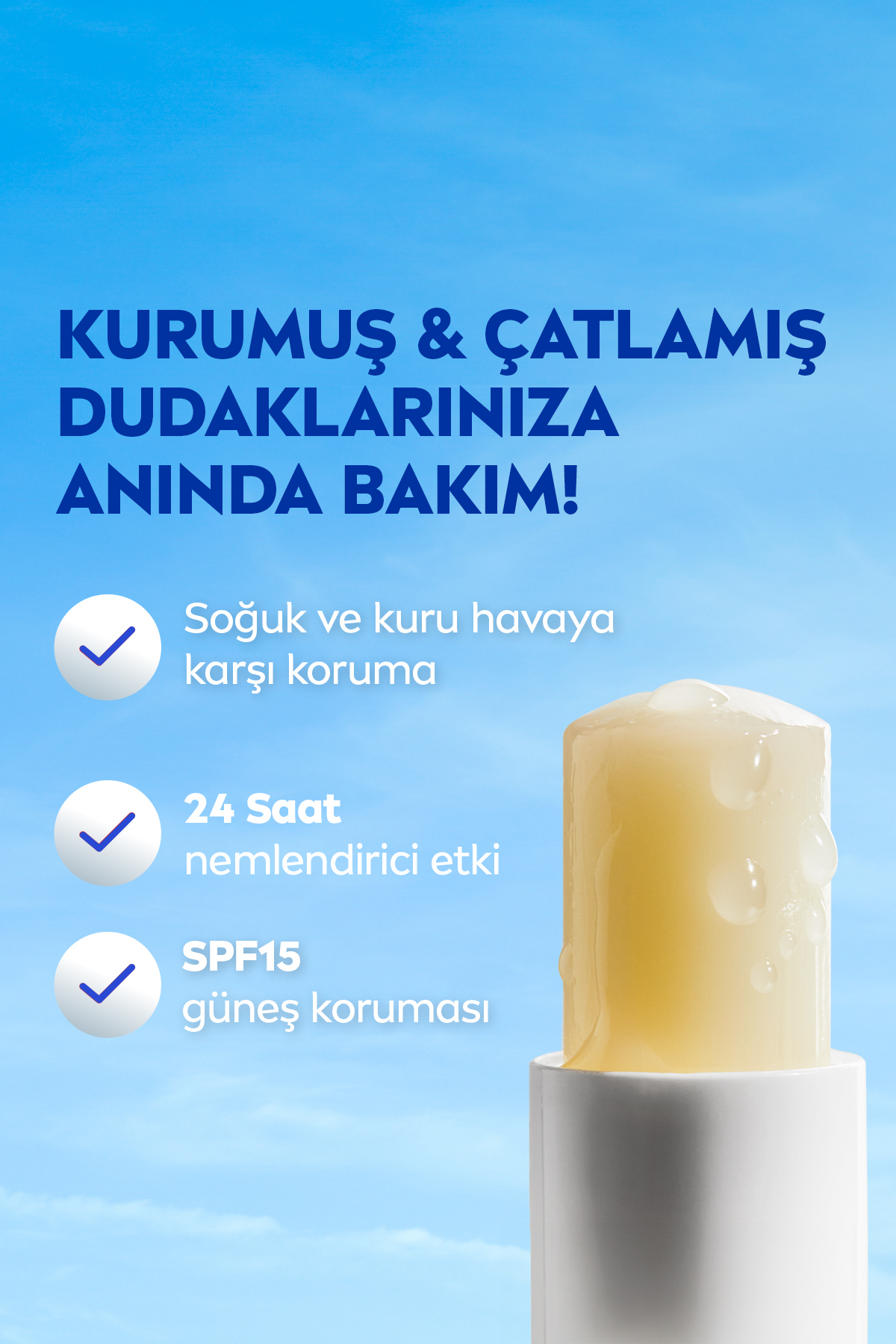 NIVEA کرم مراقبت از لب مد ریپیر، مرطوب کننده 24 ساعته، مراقبت شکسته لب با روغن های طبیعی، 4.8 گرمx2 عدد