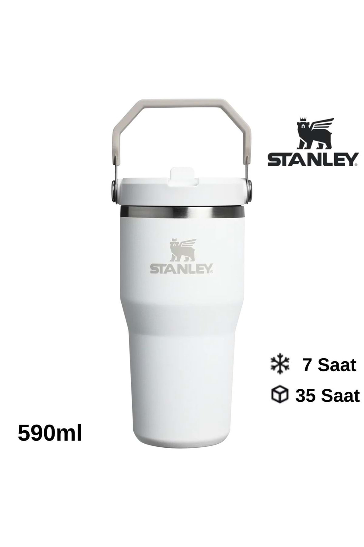 فلاسک لیوان ICEFLOW™ FLIP STRAW 2.0 0.6L 20OZ اورجینال Stanley