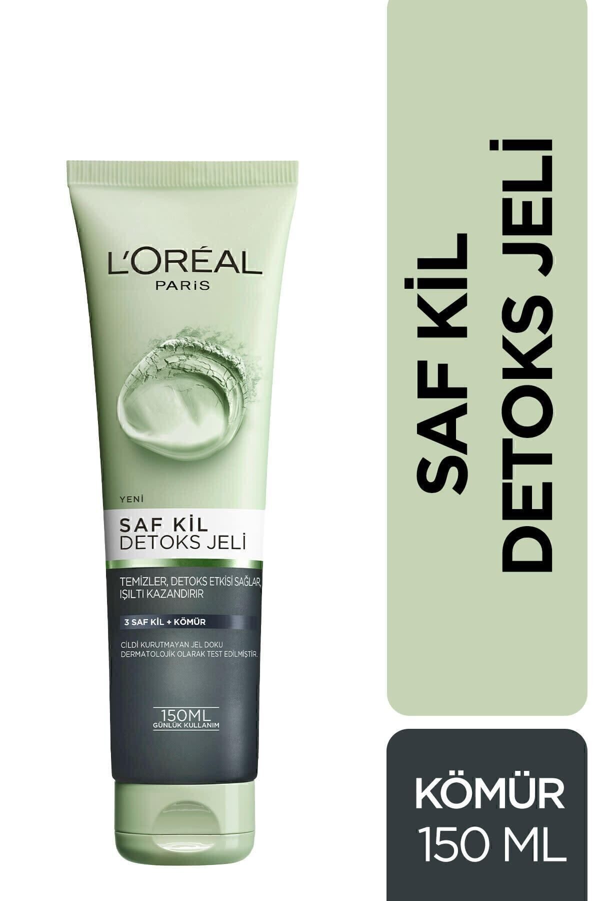 L'Oreal Paris خالص کننده ژل تطهیر کننده خاکستری خالص