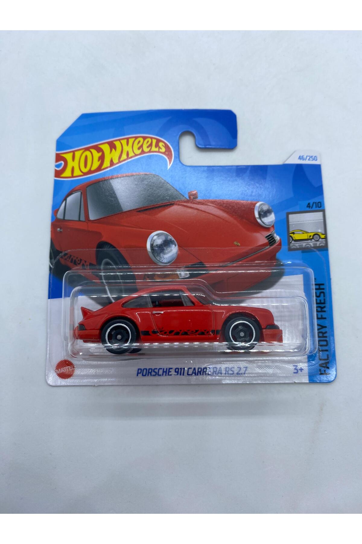 ماشین اسباب بازی پورشه 911 CARRERA RS 2.7 قرمز هات ویلز اورجینال HOT WHEELS