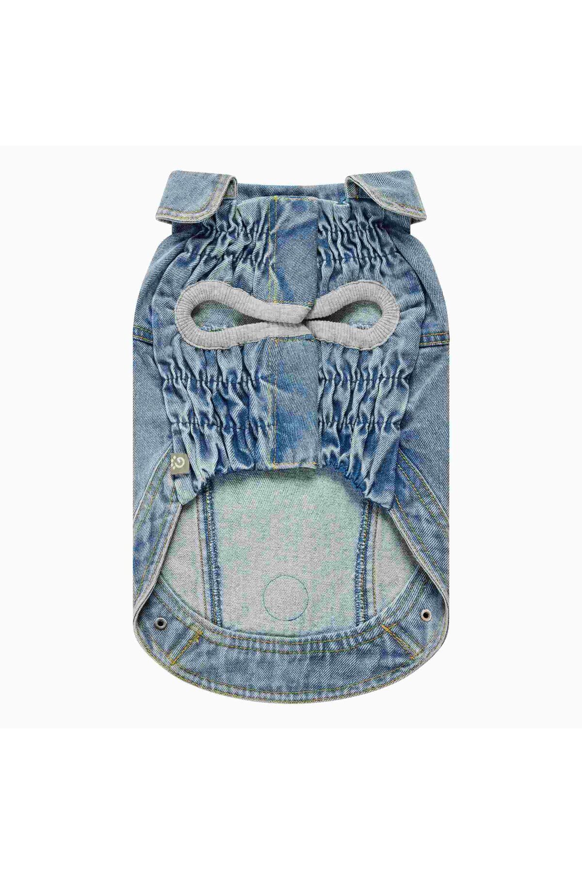 کت جین سگ جی‌اف پت GF PET مدل GJ531S4-3XL، آبی، سبک دهه ۹۰