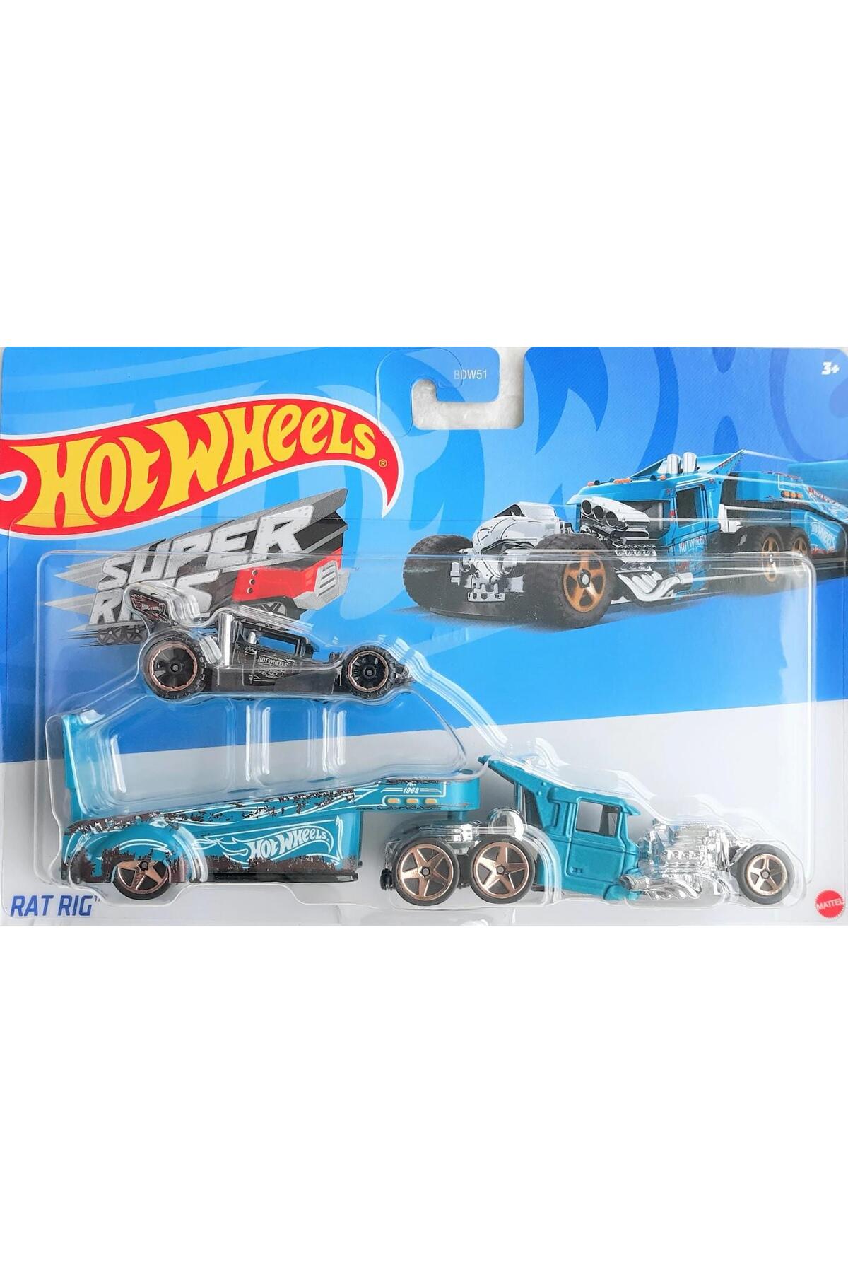 ماشین اسباب بازی باربری کامیون BDW51 HDT08 از ترکیه HOT WHEELS
