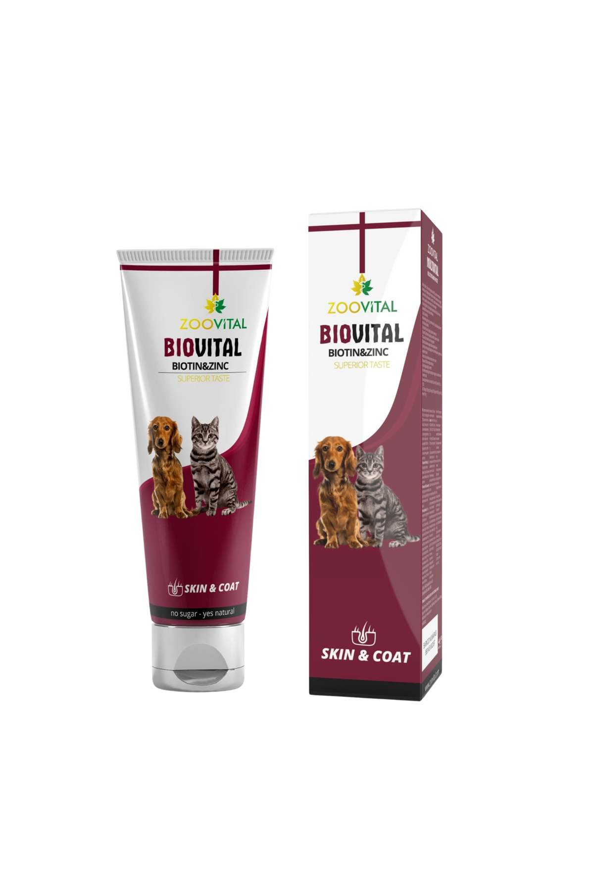 خمیر مراقبت از پوست و موی سگ و گربه زوویتال Zoovital Biovital، ۱۰۰ گرم