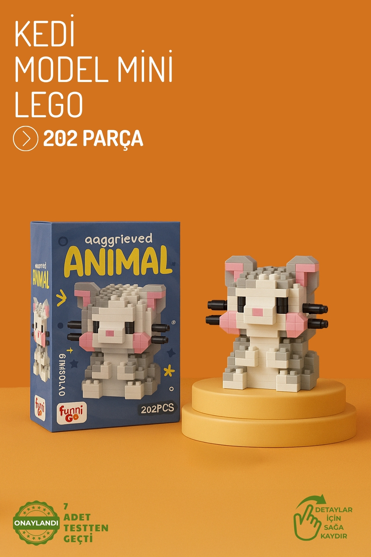 فیگور CAT شکل 3D اورجینال Nandy Home