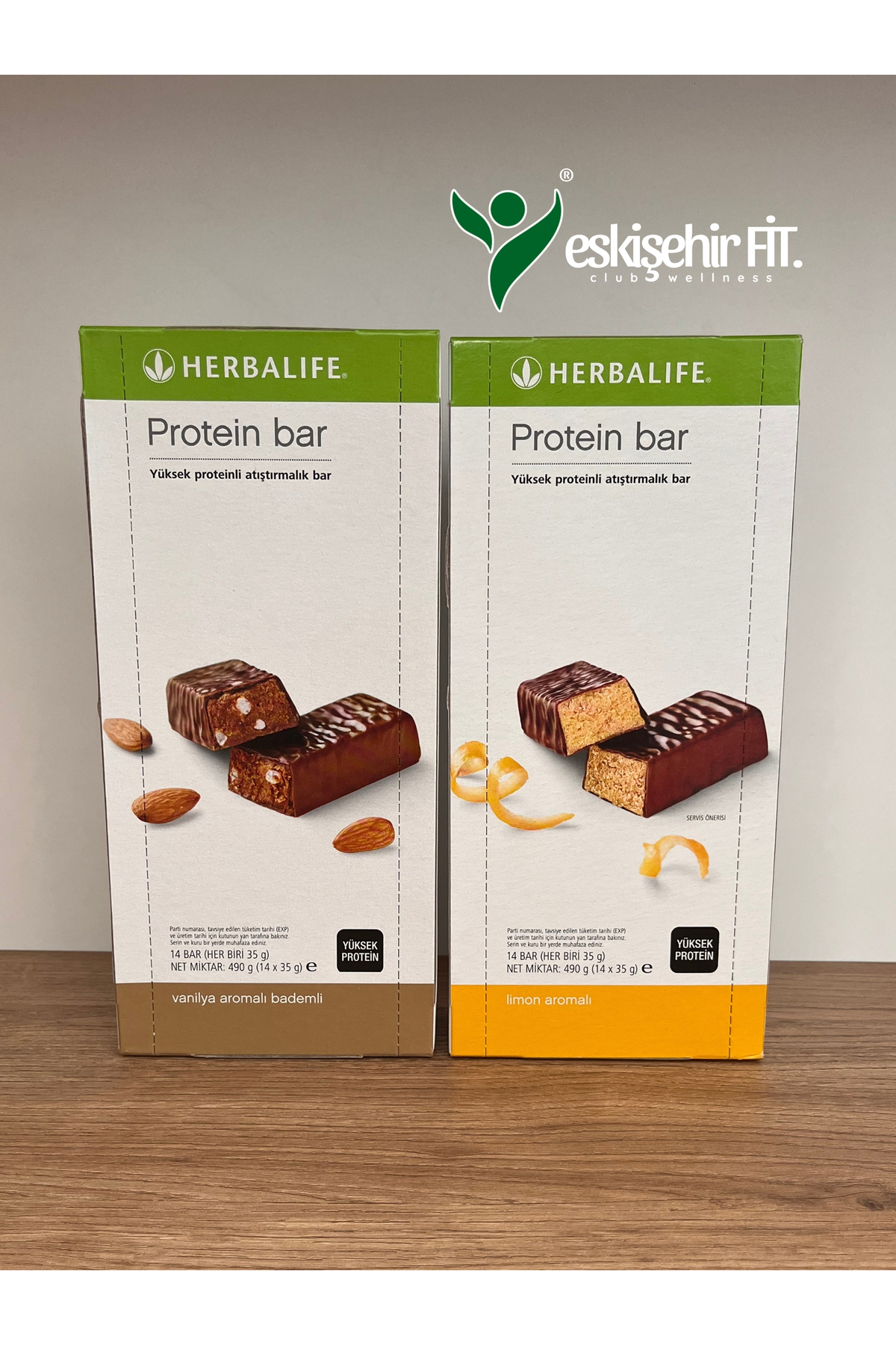 پروتئین بار ست 2 تایی نوار پروتئینی با طعم لیمو و وانیل اورجینال Herbalife