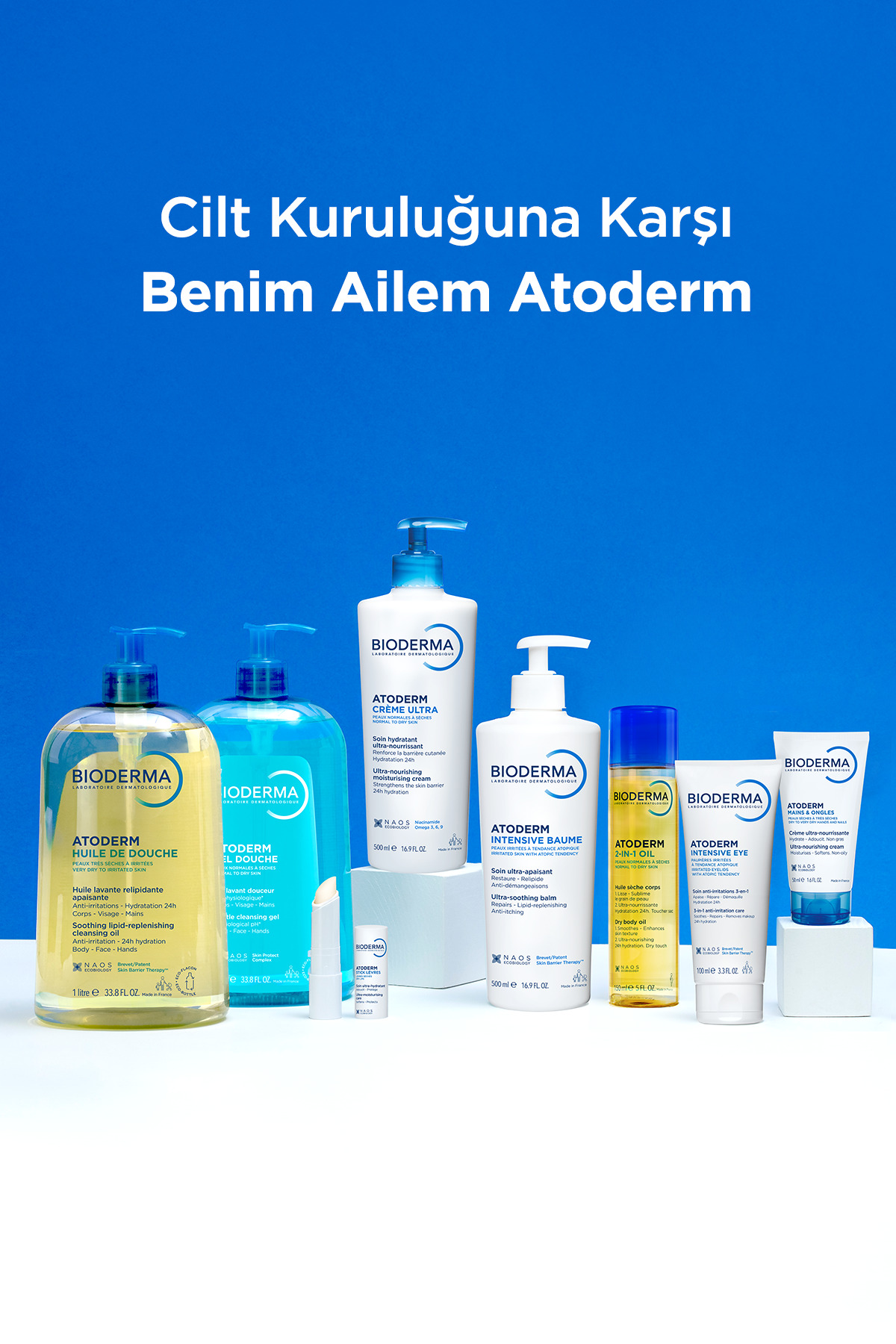 کرم بدن دخترانه و پسرانه بچگانه ATODERM INTENSIN مومیایی کردن بسیار خشک آتایپای پیشرو مرطوب کننده پوست بزرگسال کودک 500 میل Bioderma